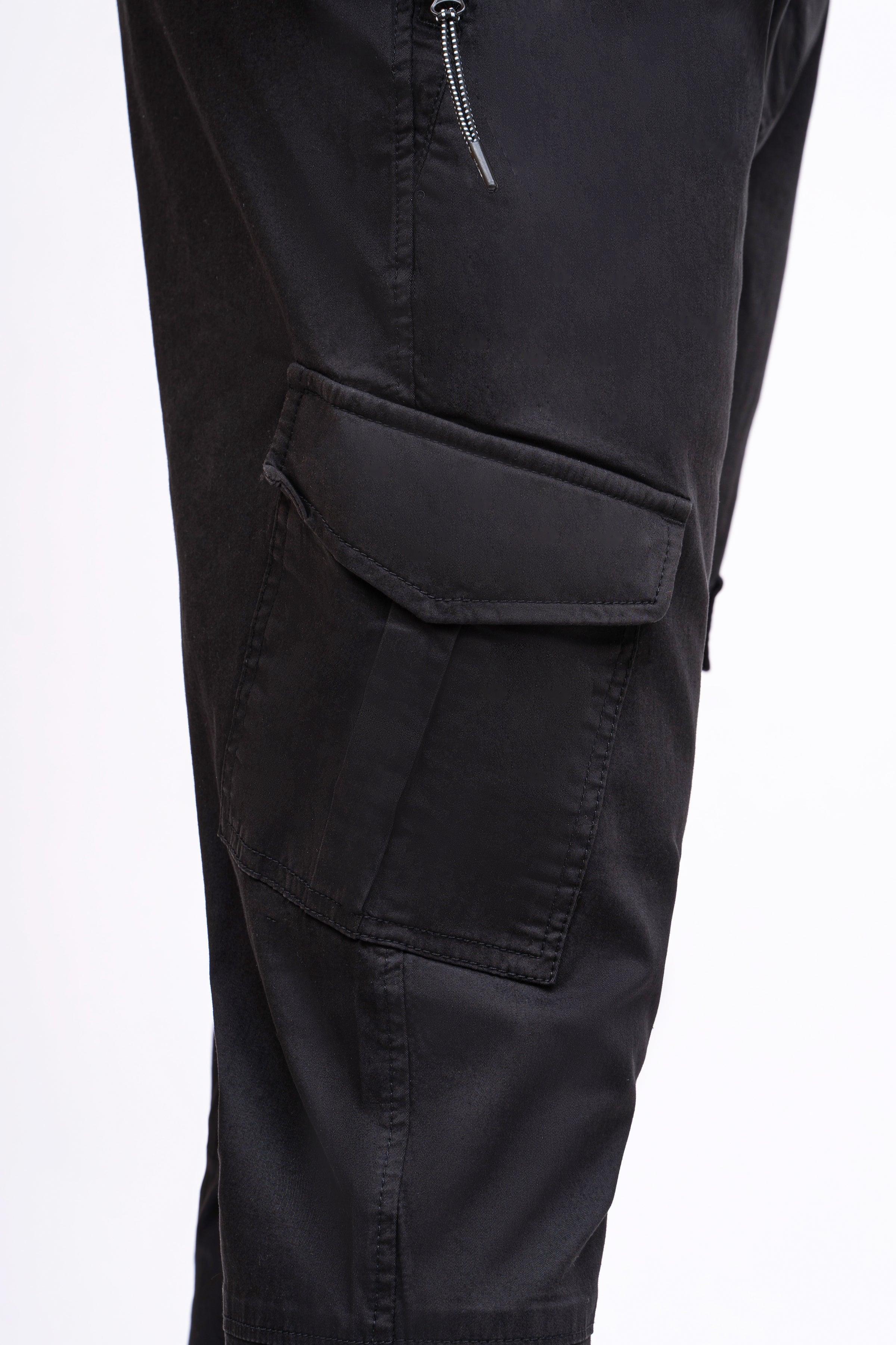 CASUAL JOGAR TROUSER JET BLACK at Charcoal Clothing