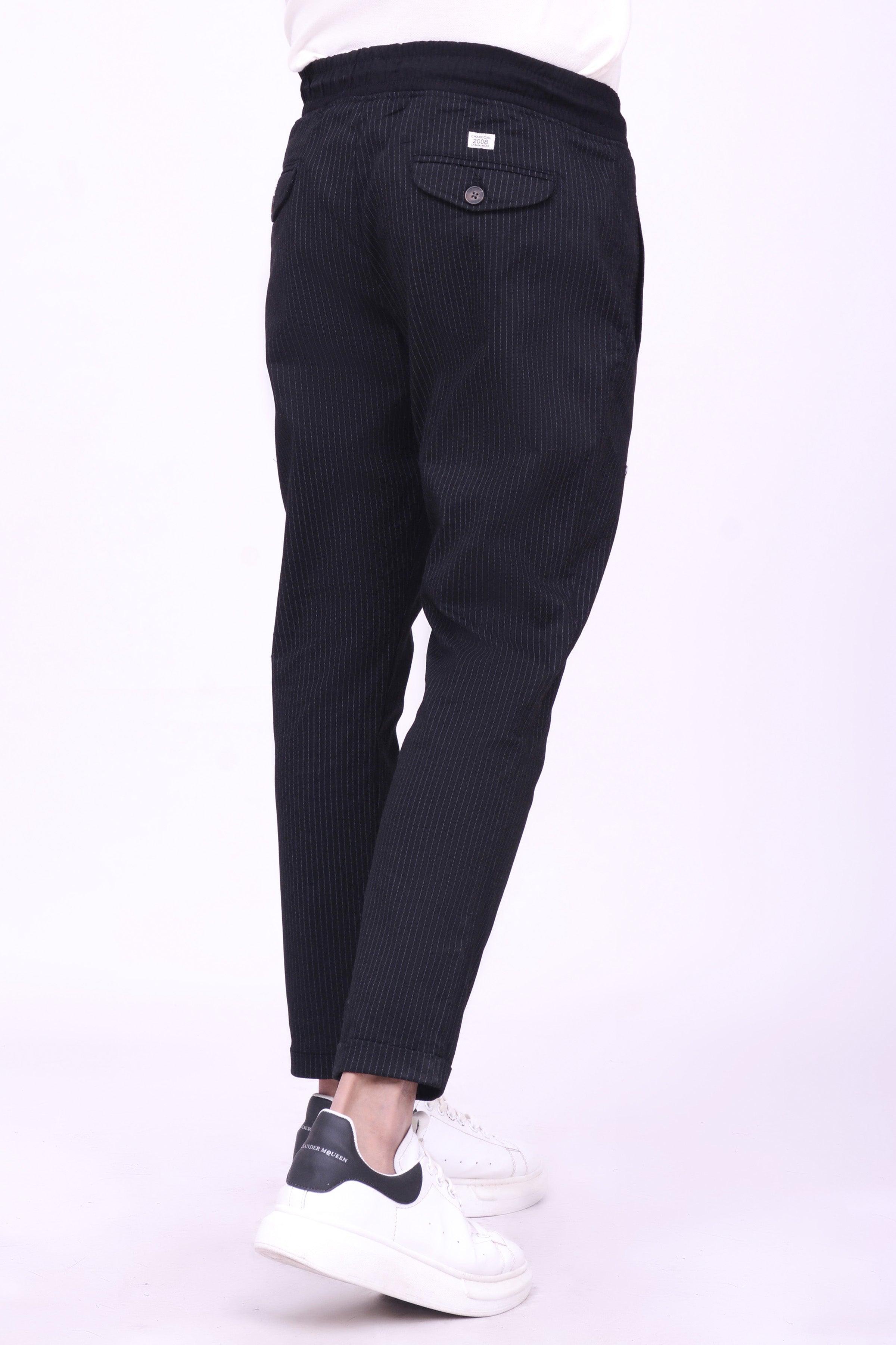 CASUAL JOGGER TROUSER BLACK at Charcoal Clothing
