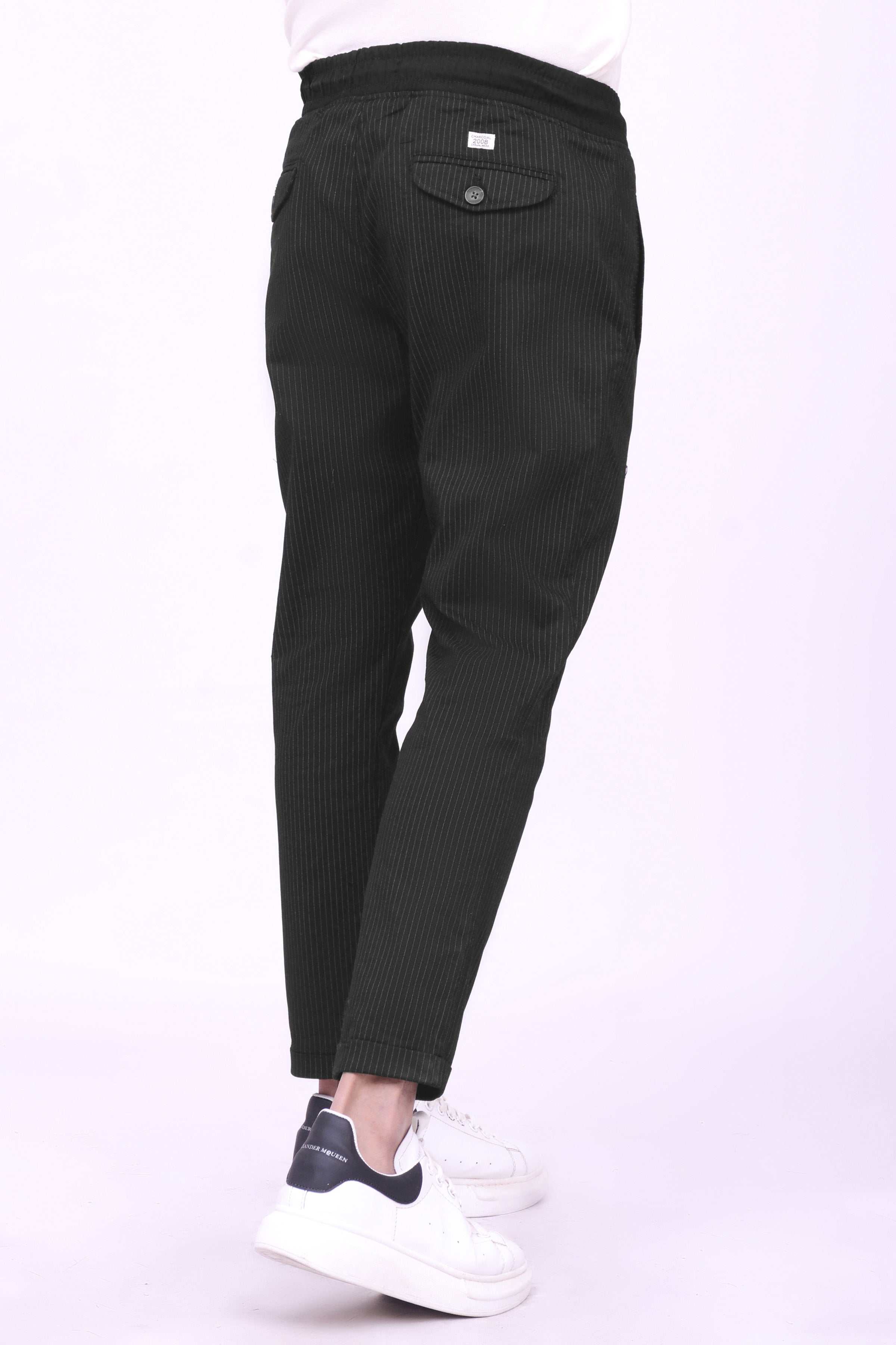 CASUAL JOGGER TROUSER  DULL BLACK at Charcoal Clothing