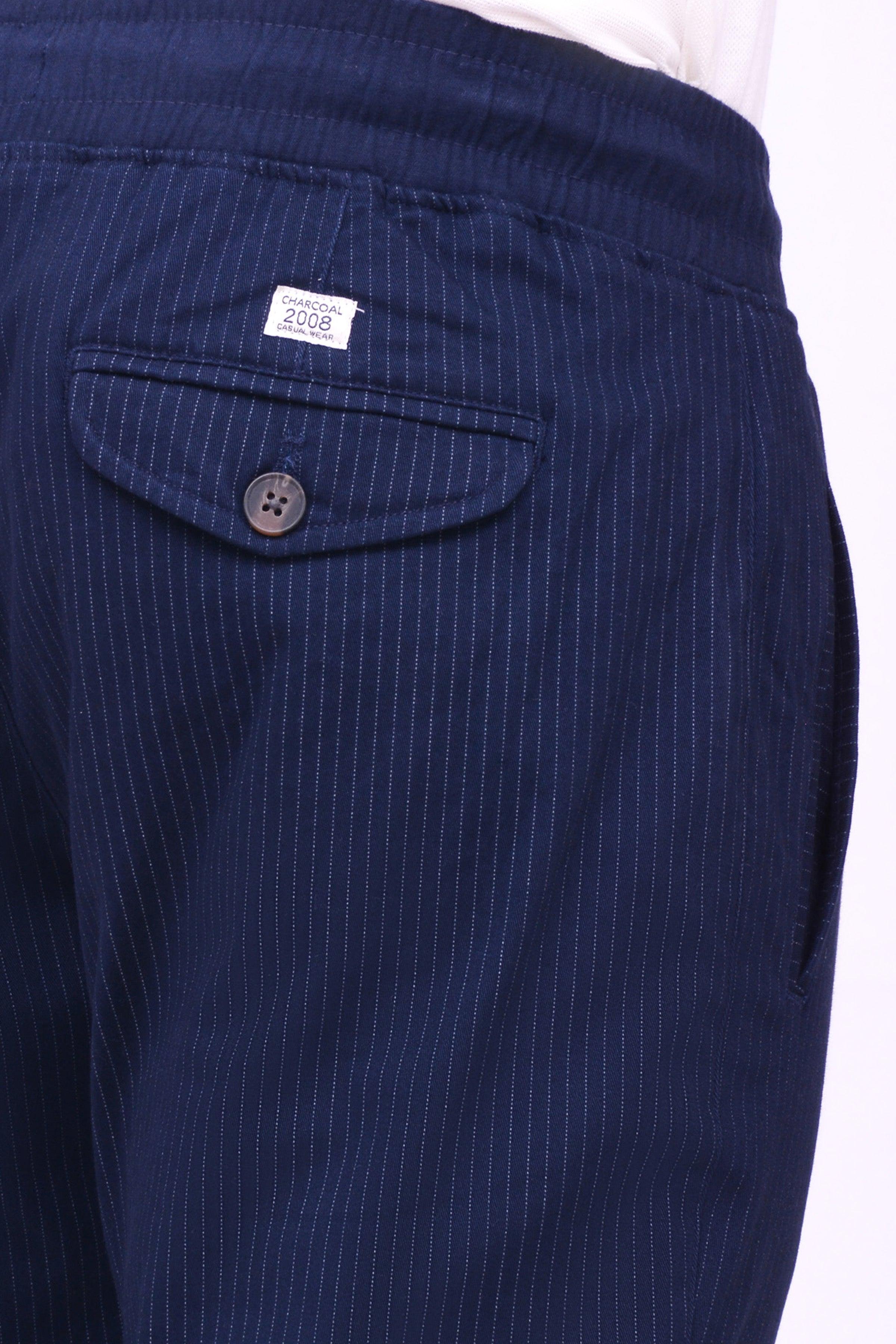 CASUAL JOGGER TROUSER NAVY at Charcoal Clothing