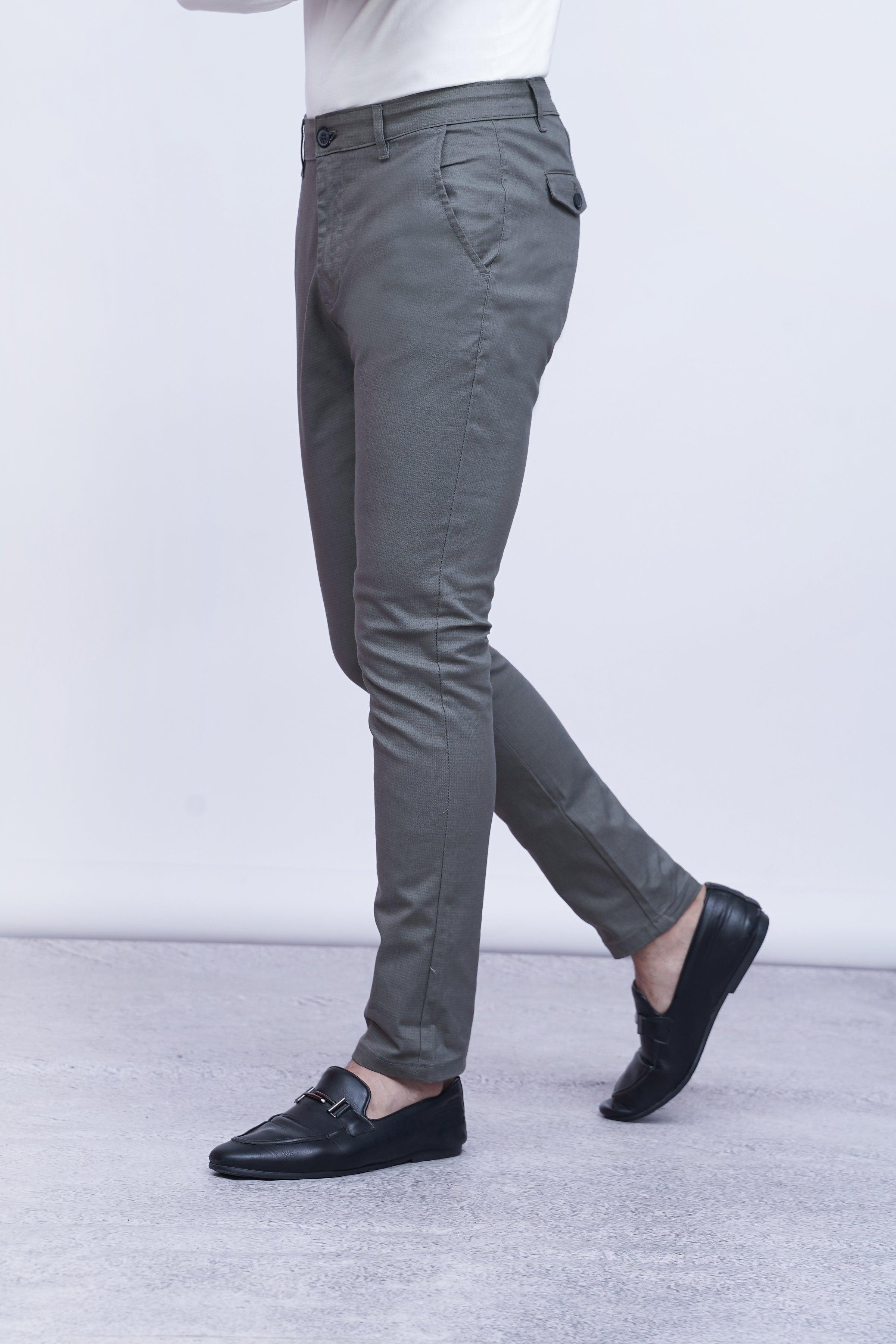 CASUAL PANT 5 POCKET LIGHT OLIVE at Charcoal Clothing