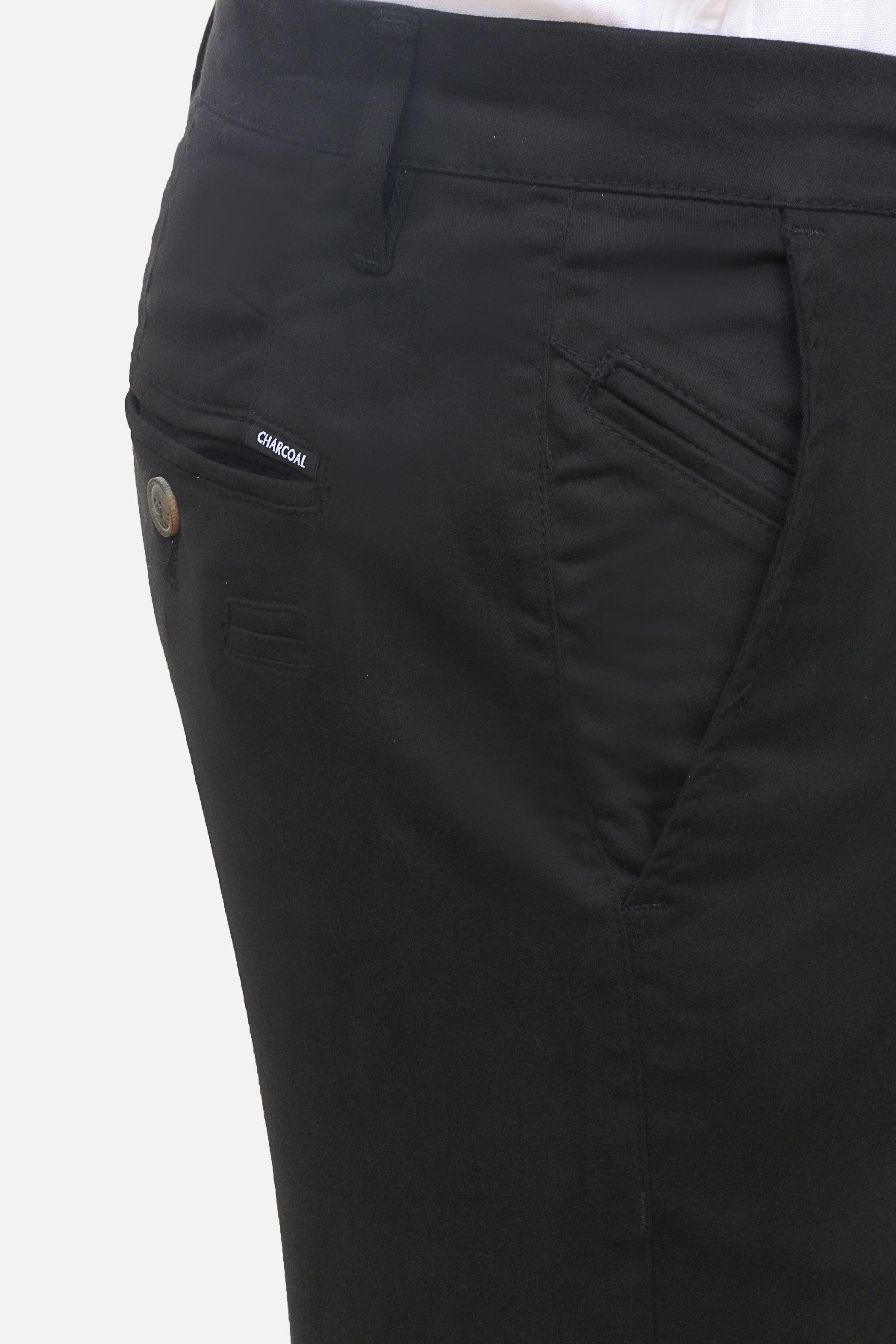 CASUAL PANT BLACK at Charcoal Clothing