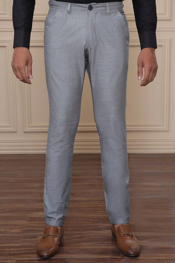 CASUAL PANT CROSS POCKET BLUE GREY at Charcoal Clothing