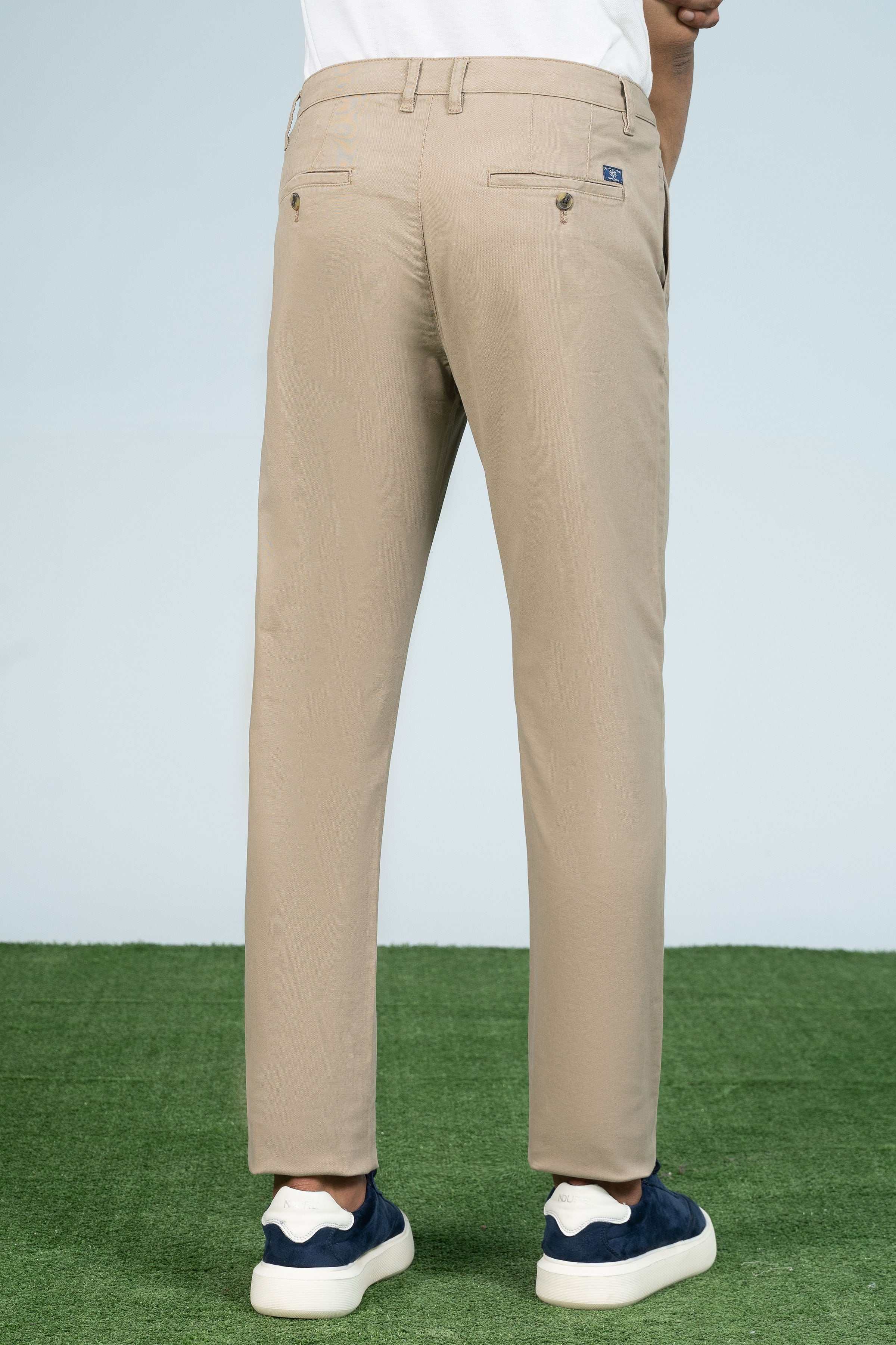 CASUAL PANT CROSS POCKET KHAKI at Charcoal Clothing