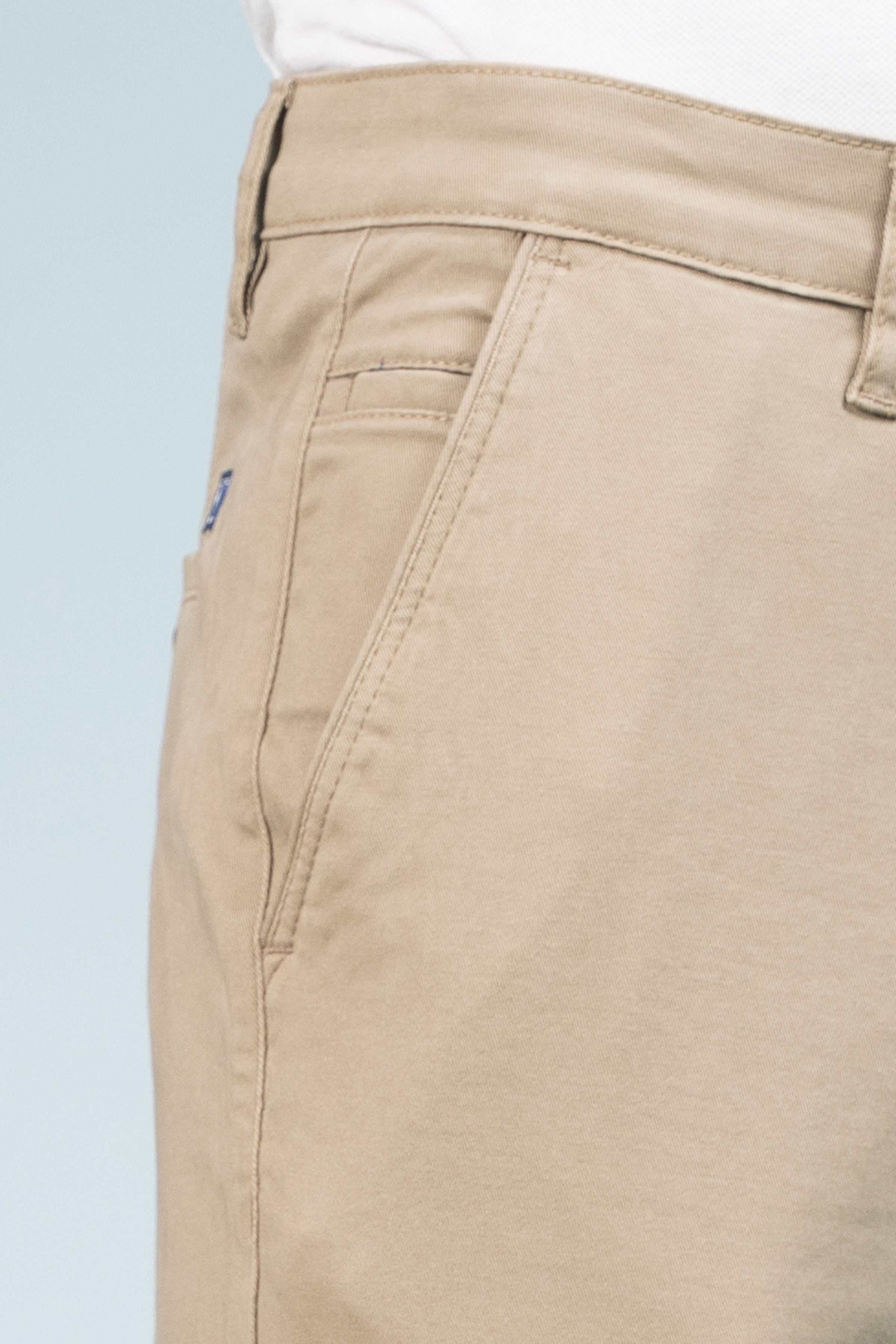 CASUAL PANT CROSS POCKET KHAKI at Charcoal Clothing