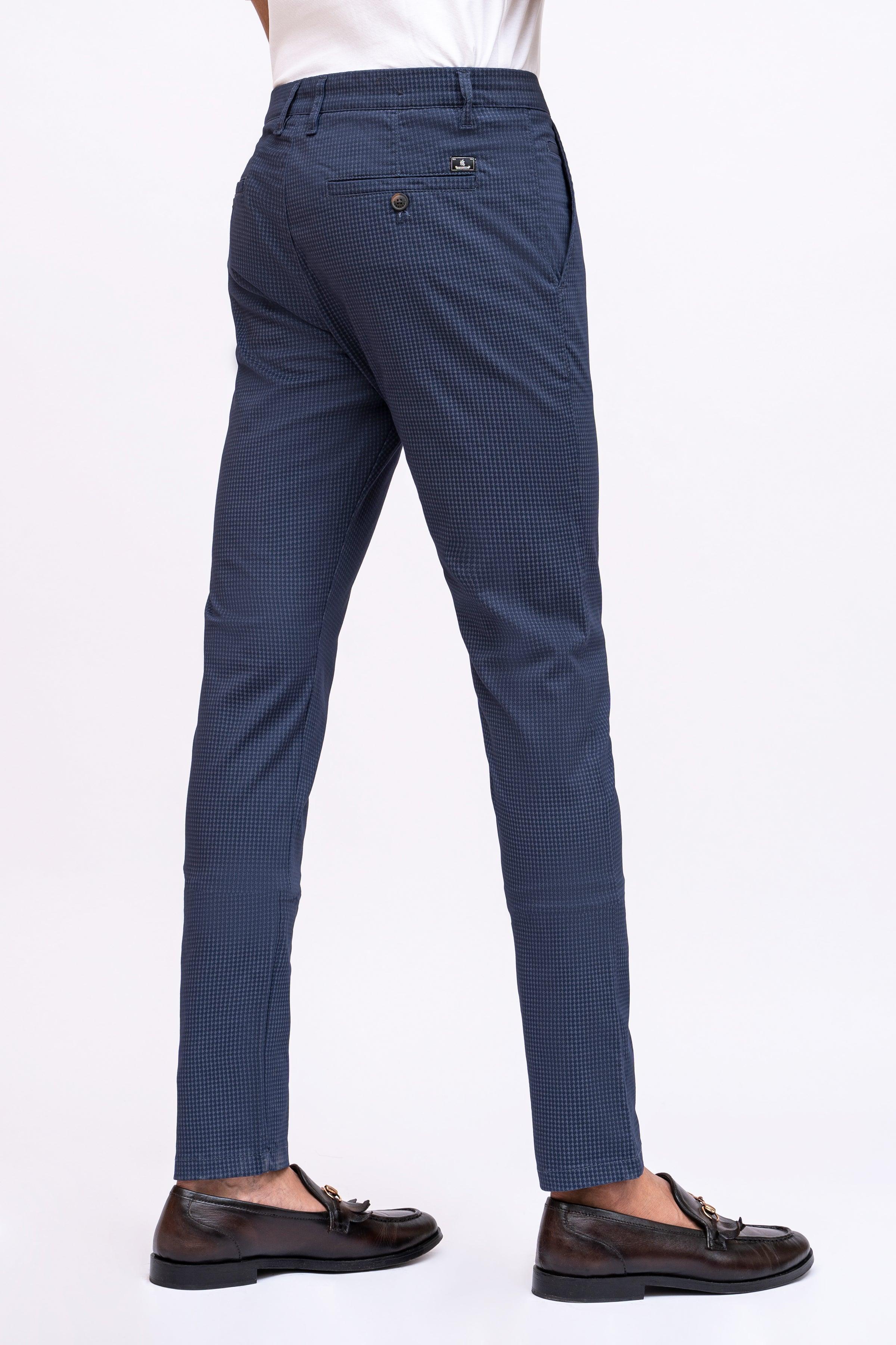 CASUAL PANT CROSS POCKET NAVY BLUE at Charcoal Clothing