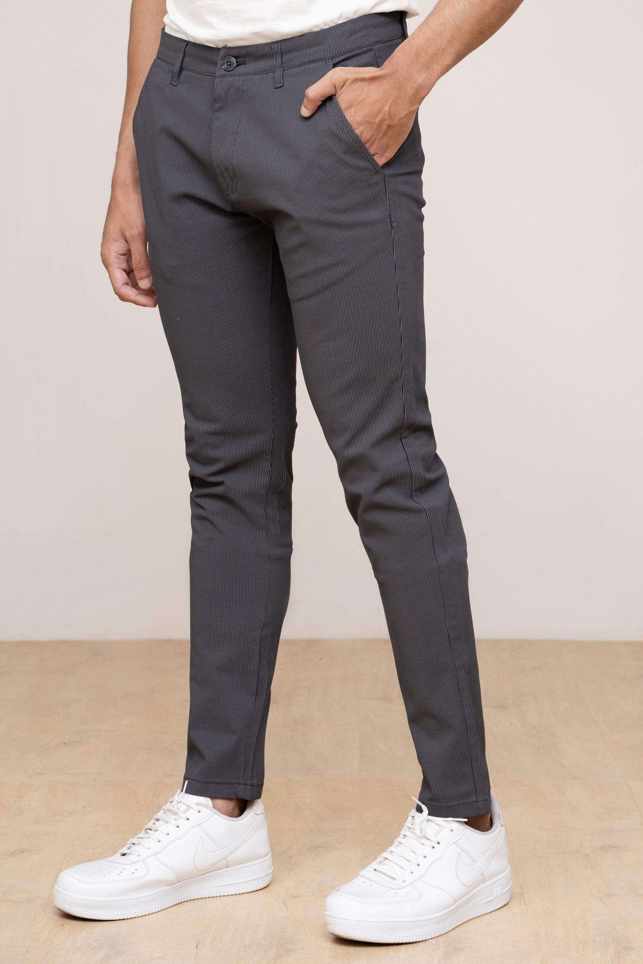 CASUAL PANT CROSS POCKET NAVY KHAKI at Charcoal Clothing