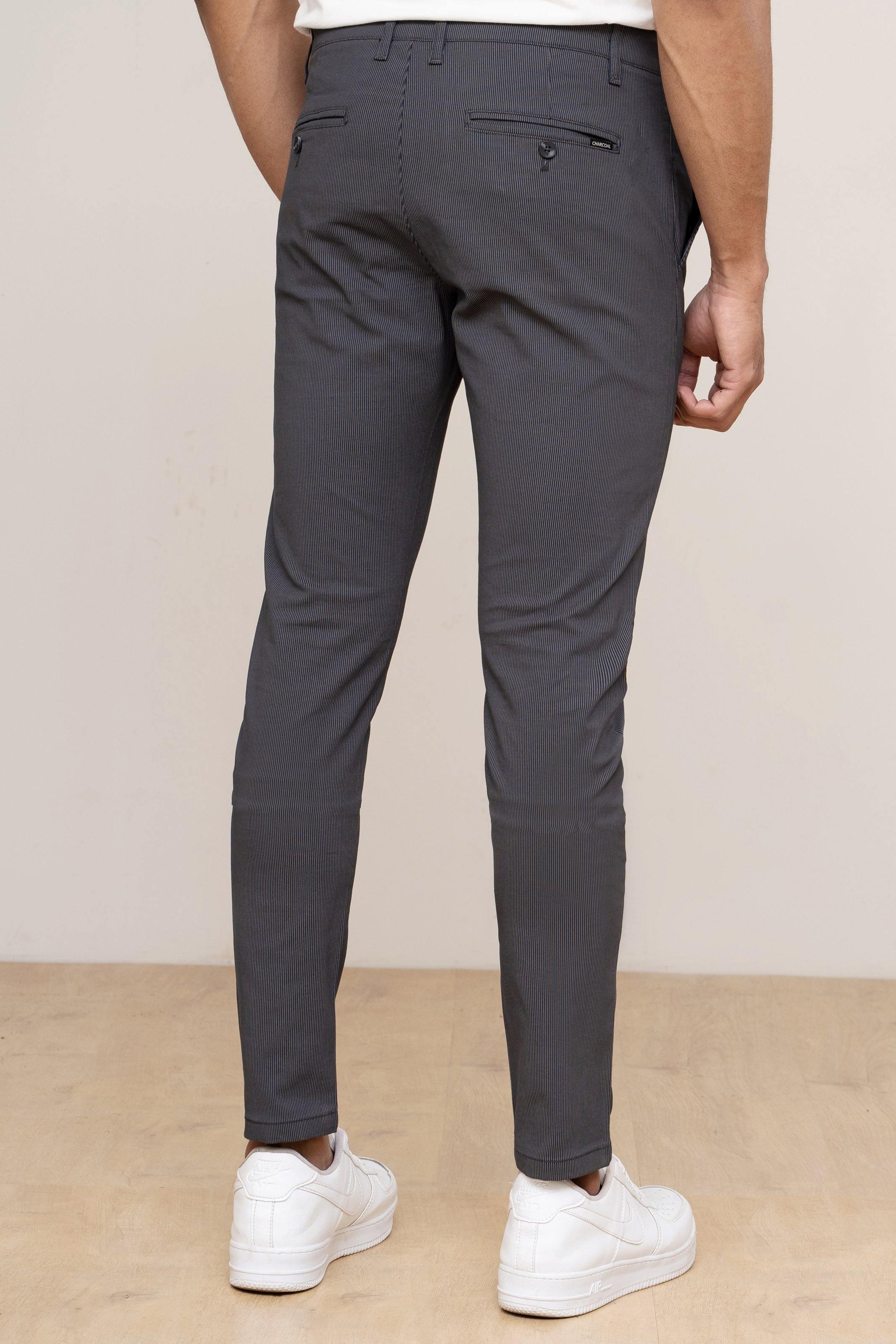 CASUAL PANT CROSS POCKET NAVY KHAKI at Charcoal Clothing