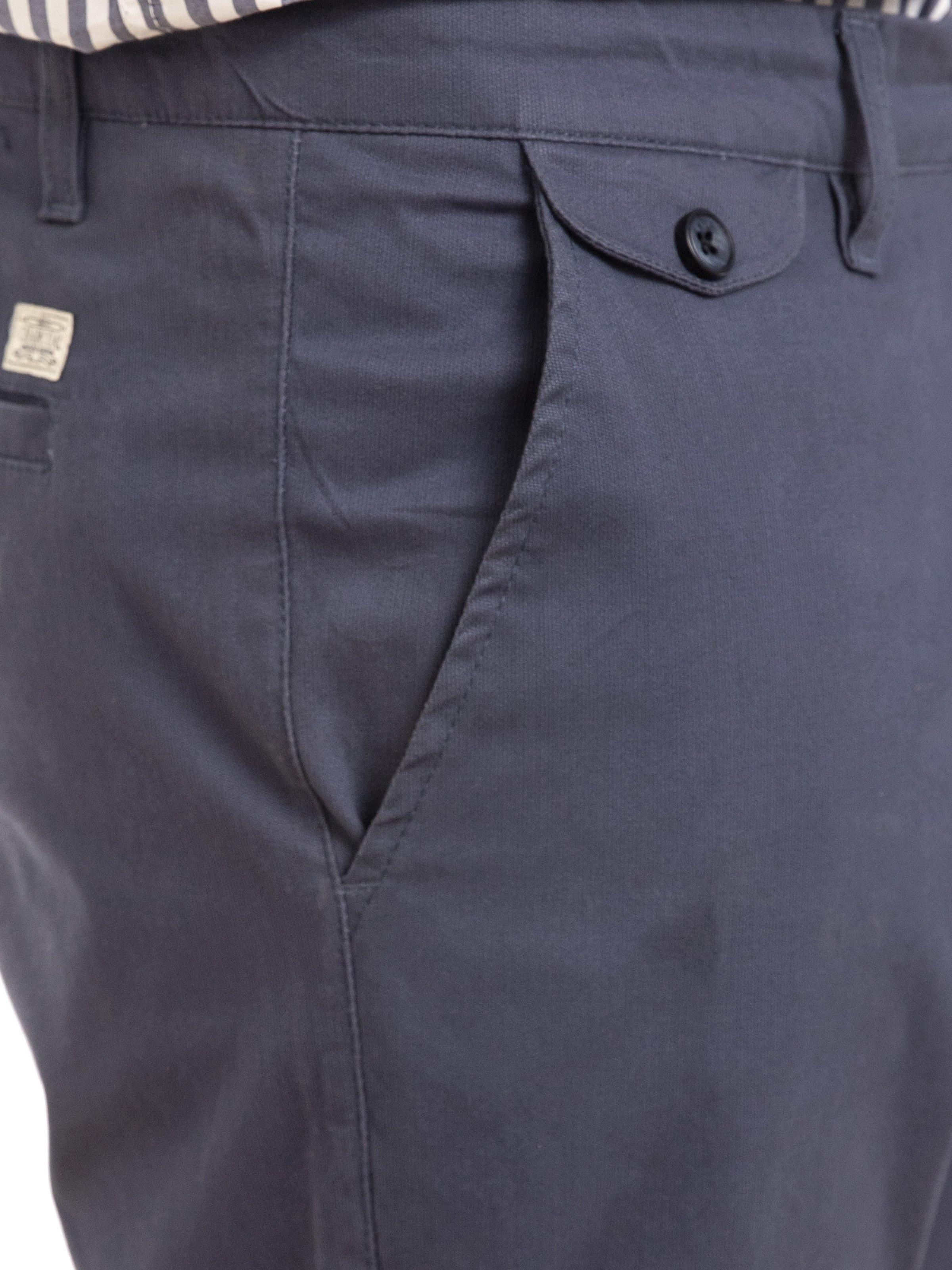 CASUAL PANT CROSS POCKET SLIM FIT DARK BLUE at Charcoal Clothing