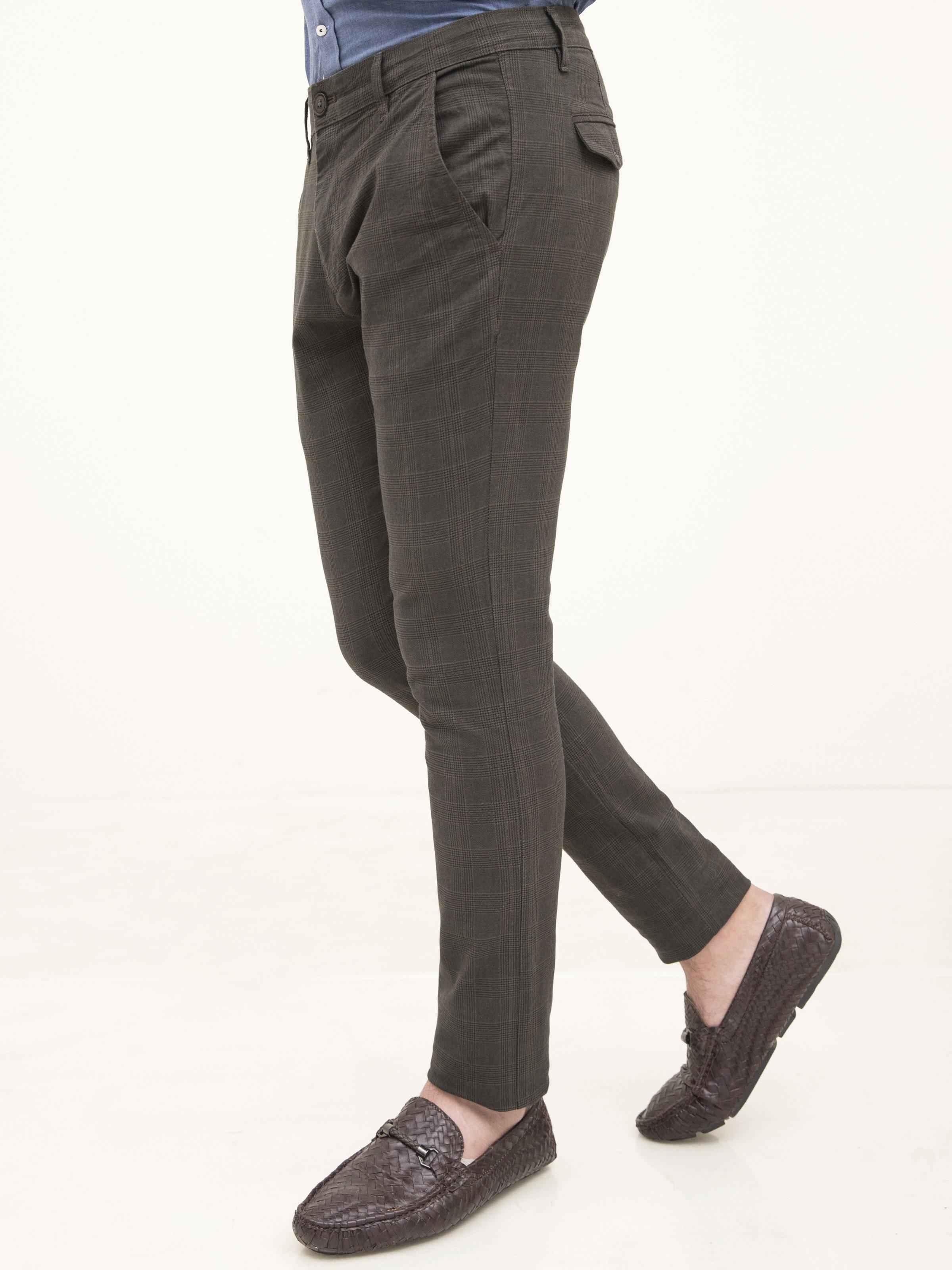 CASUAL PANT CROSS POCKET WITH FLAP OLIVE at Charcoal Clothing
