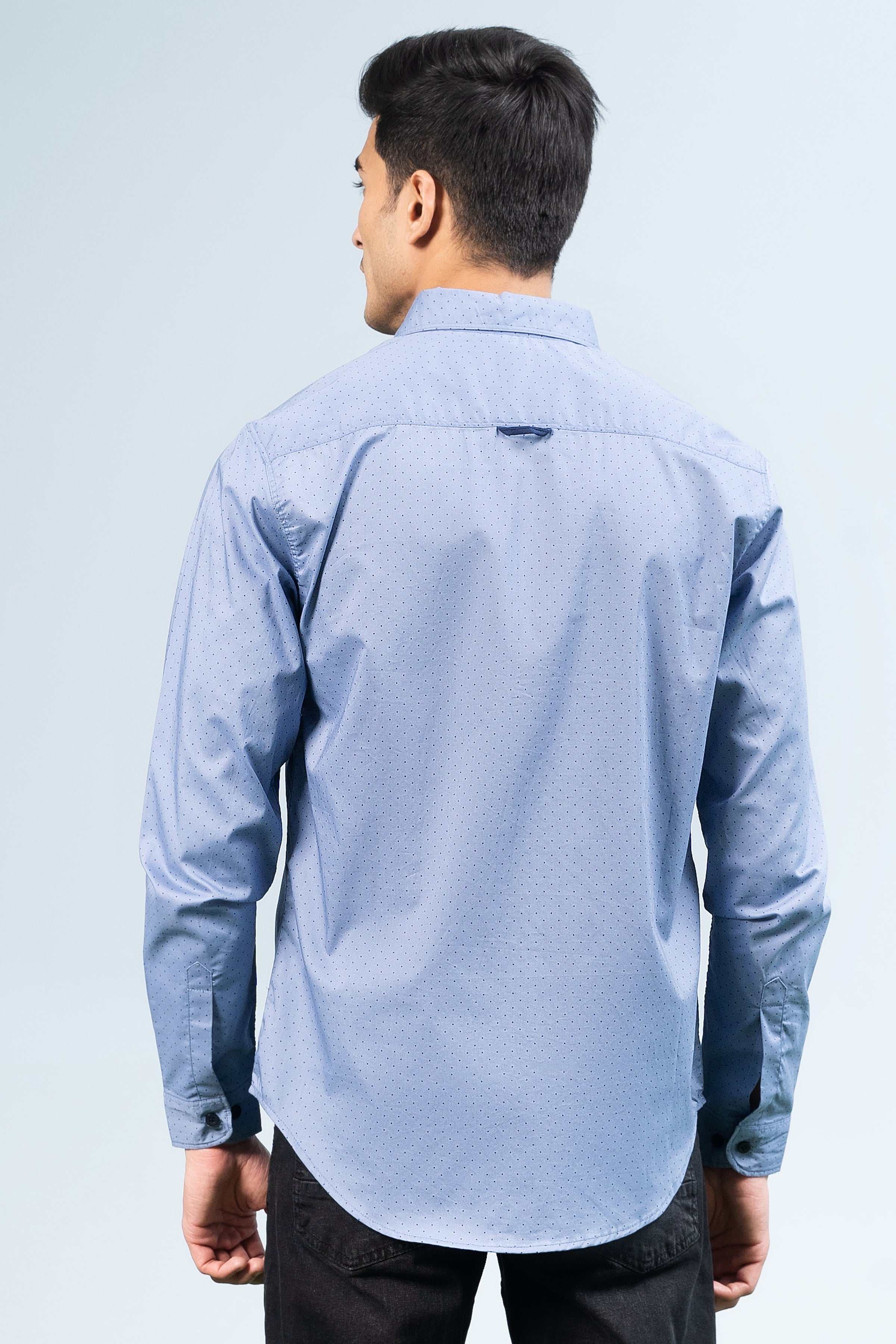 CASUAL SHIRT BLUE at Charcoal Clothing