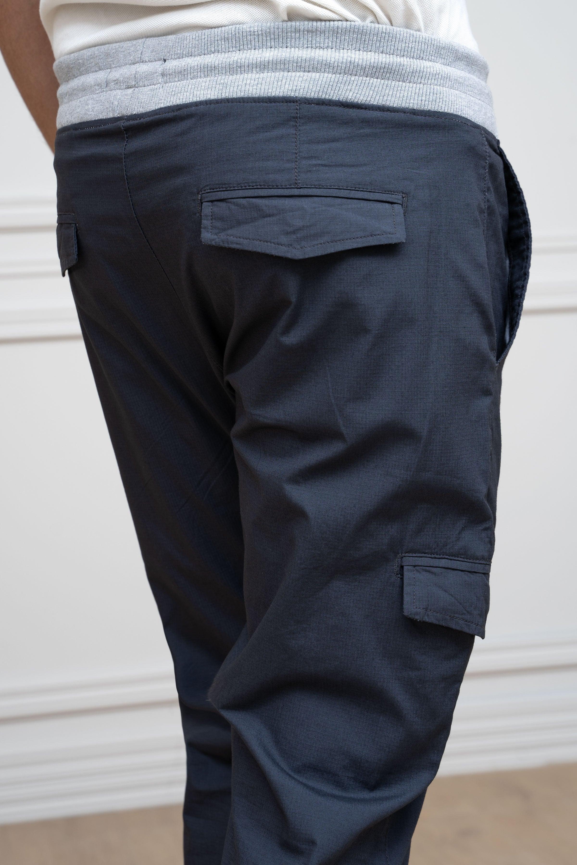 CASUAL TROUSER DARK GREY at Charcoal Clothing