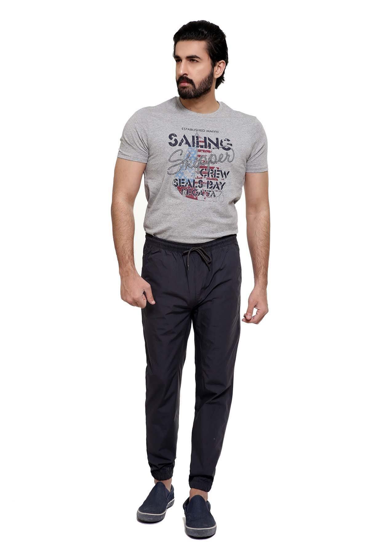 CASUAL TROUSER DARK GREY at Charcoal Clothing