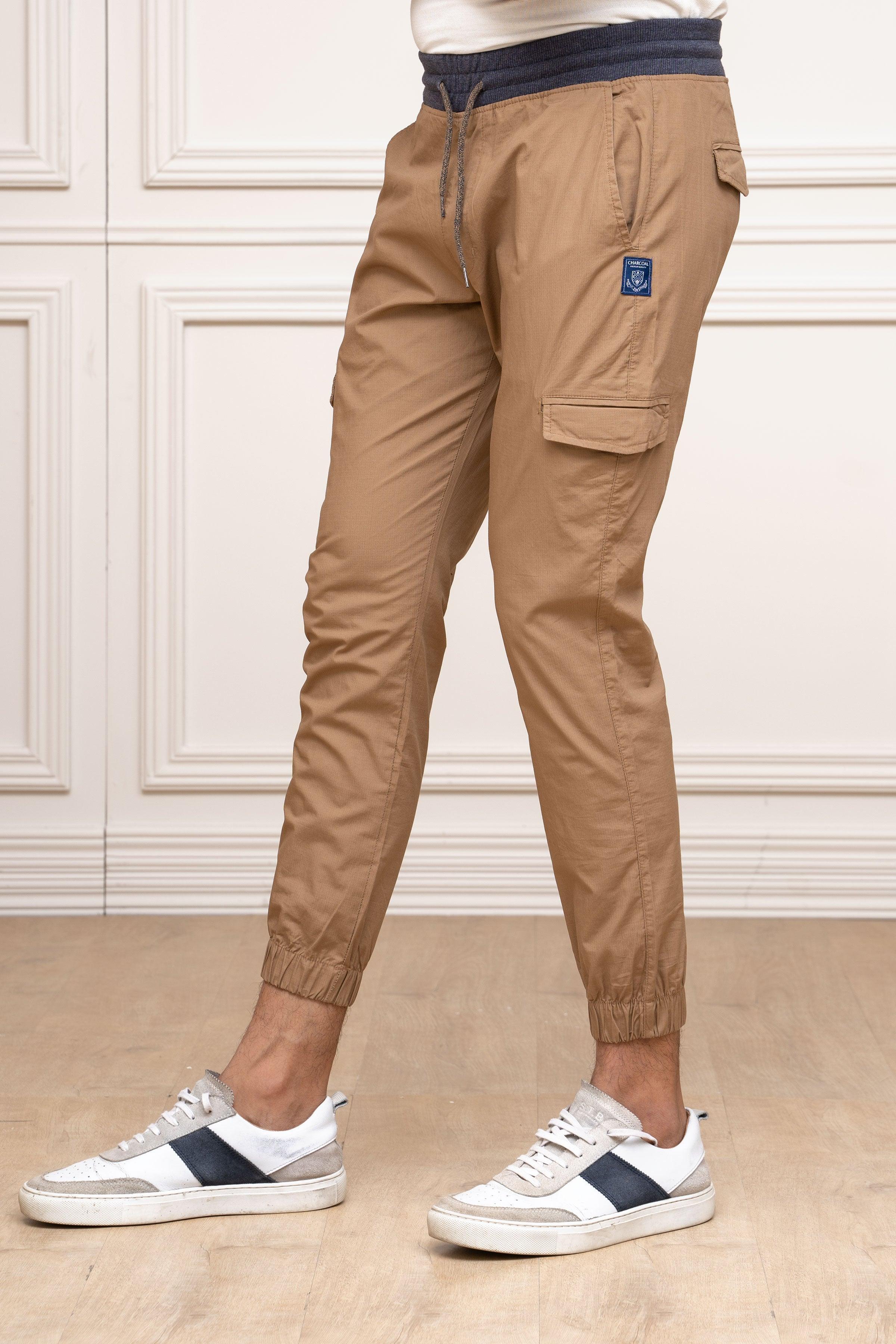 CASUAL TROUSER KHAKI at Charcoal Clothing