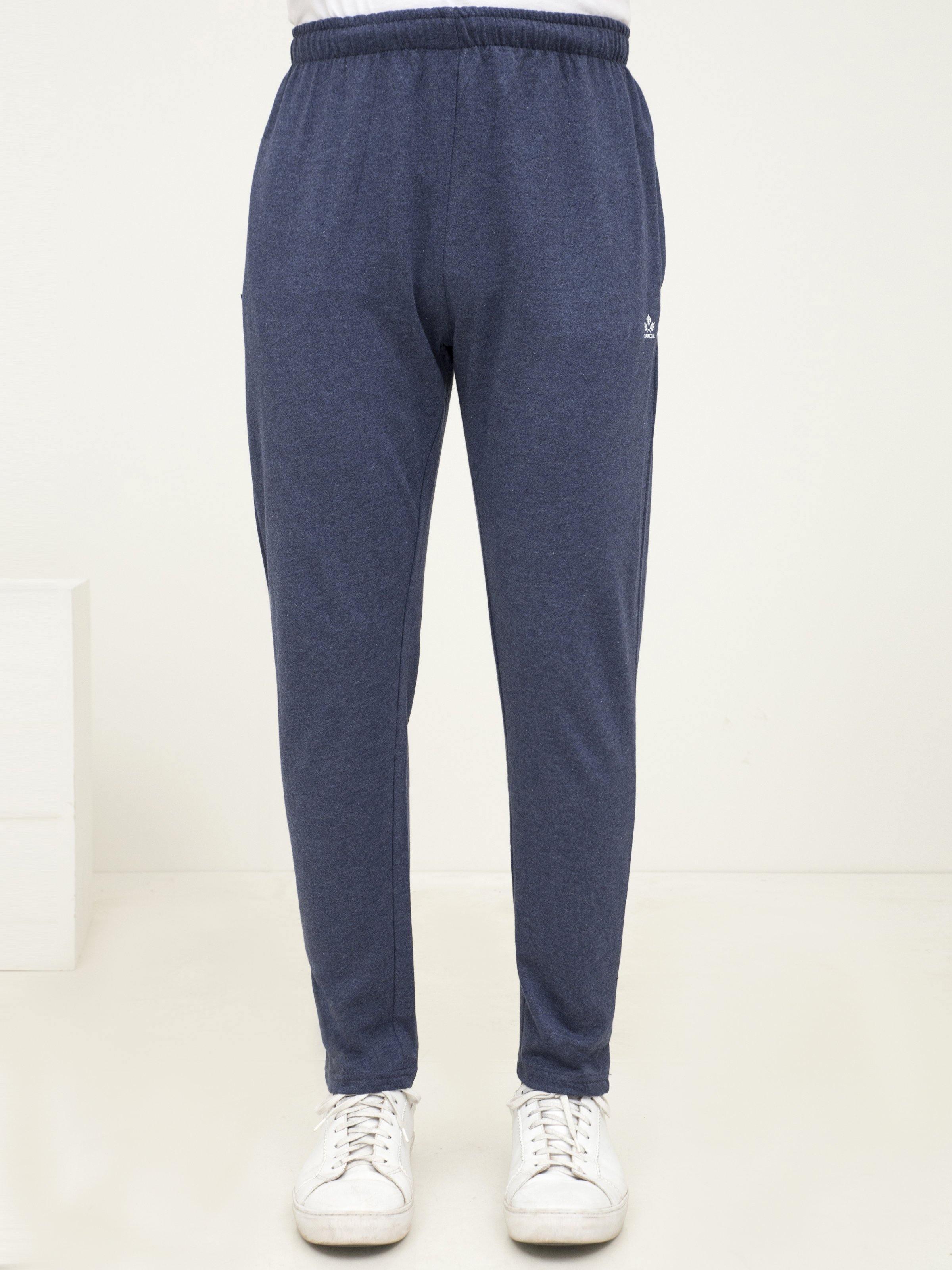 CASUAL TROUSER KNITE SLEEPWEAR INDEGO MELANGE at Charcoal Clothing