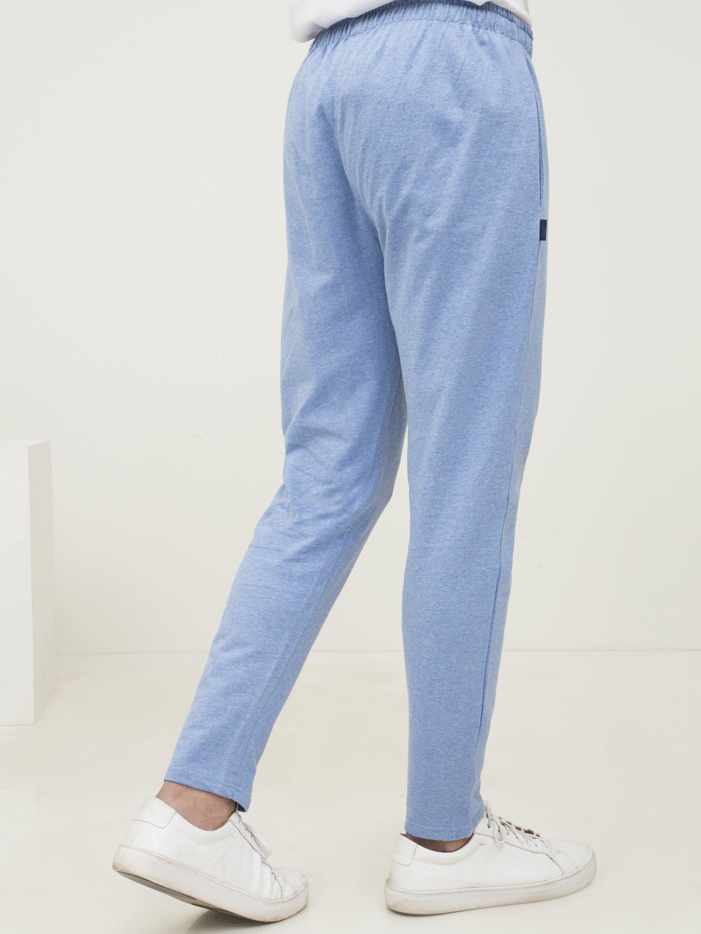 CASUAL TROUSER KNITE SLEEPWEAR SEA BLUE at Charcoal Clothing