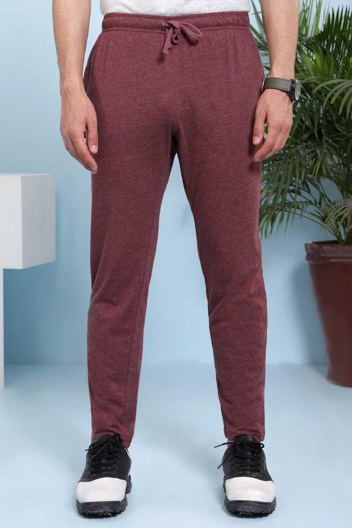 CASUAL TROUSER SLEEPWEAR MAROON at Charcoal Clothing