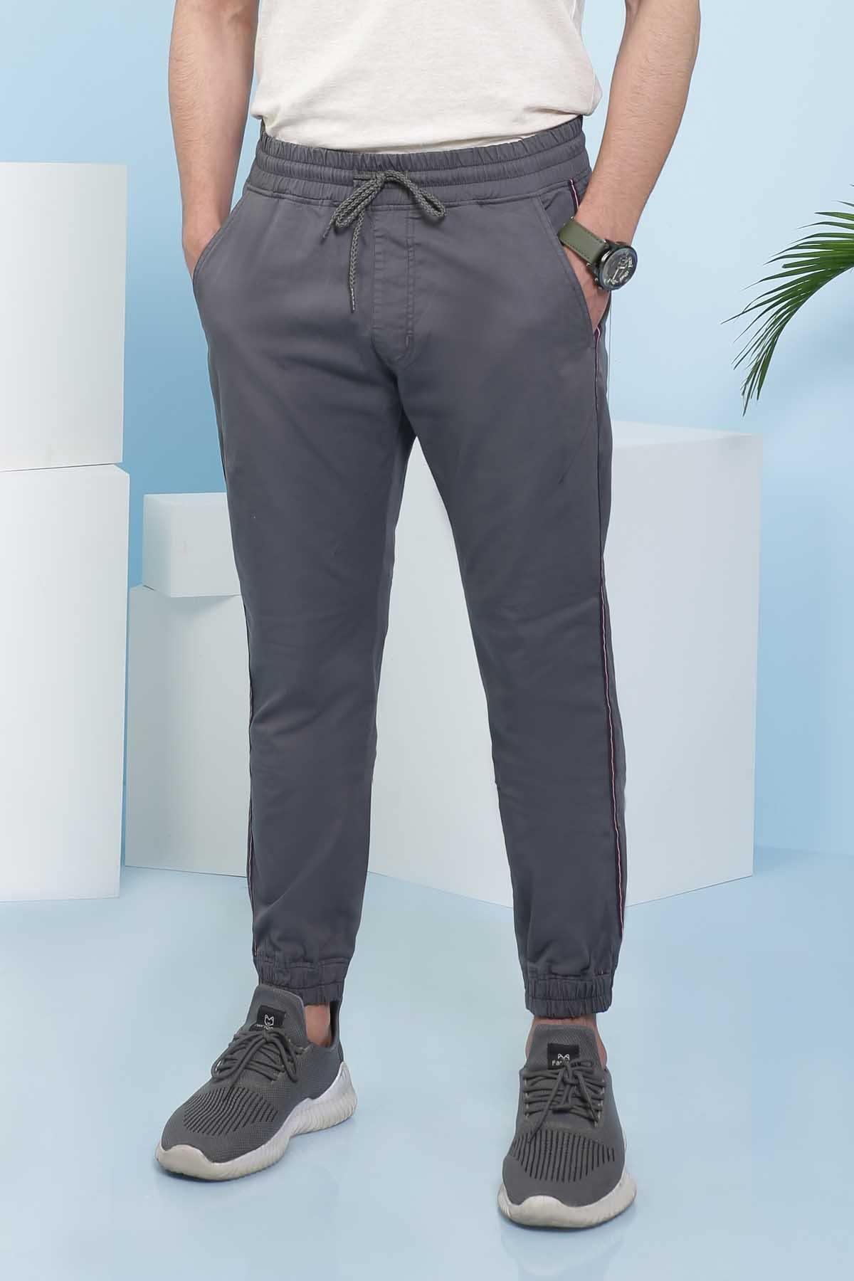 CASUAL TROUSER  SLIM FIT DARK CHARCOAL at Charcoal Clothing