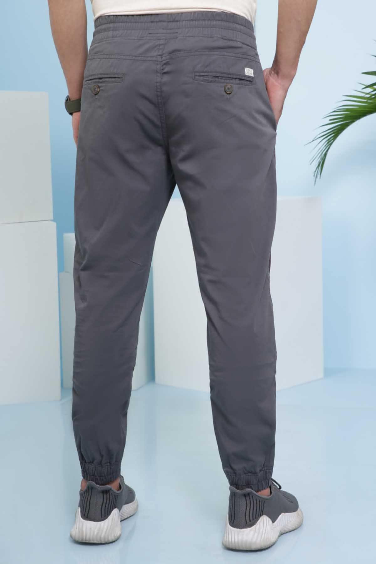 CASUAL TROUSER  SLIM FIT DARK CHARCOAL at Charcoal Clothing