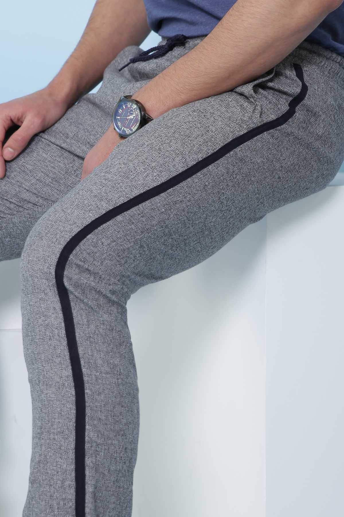 CASUAL TROUSER  SLIM FIT GREY at Charcoal Clothing
