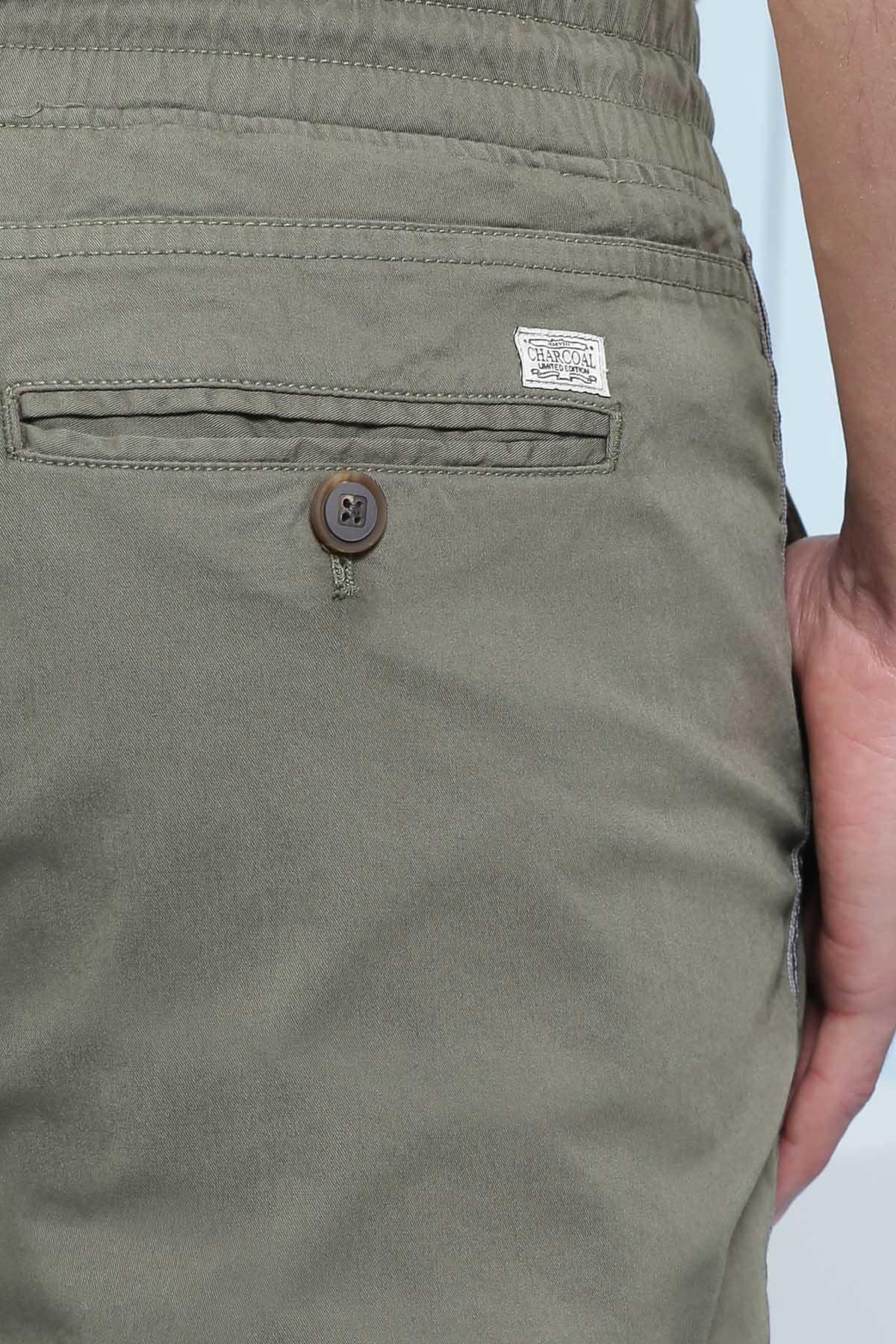 CASUAL TROUSER SLIM FIT OLIVE at Charcoal Clothing