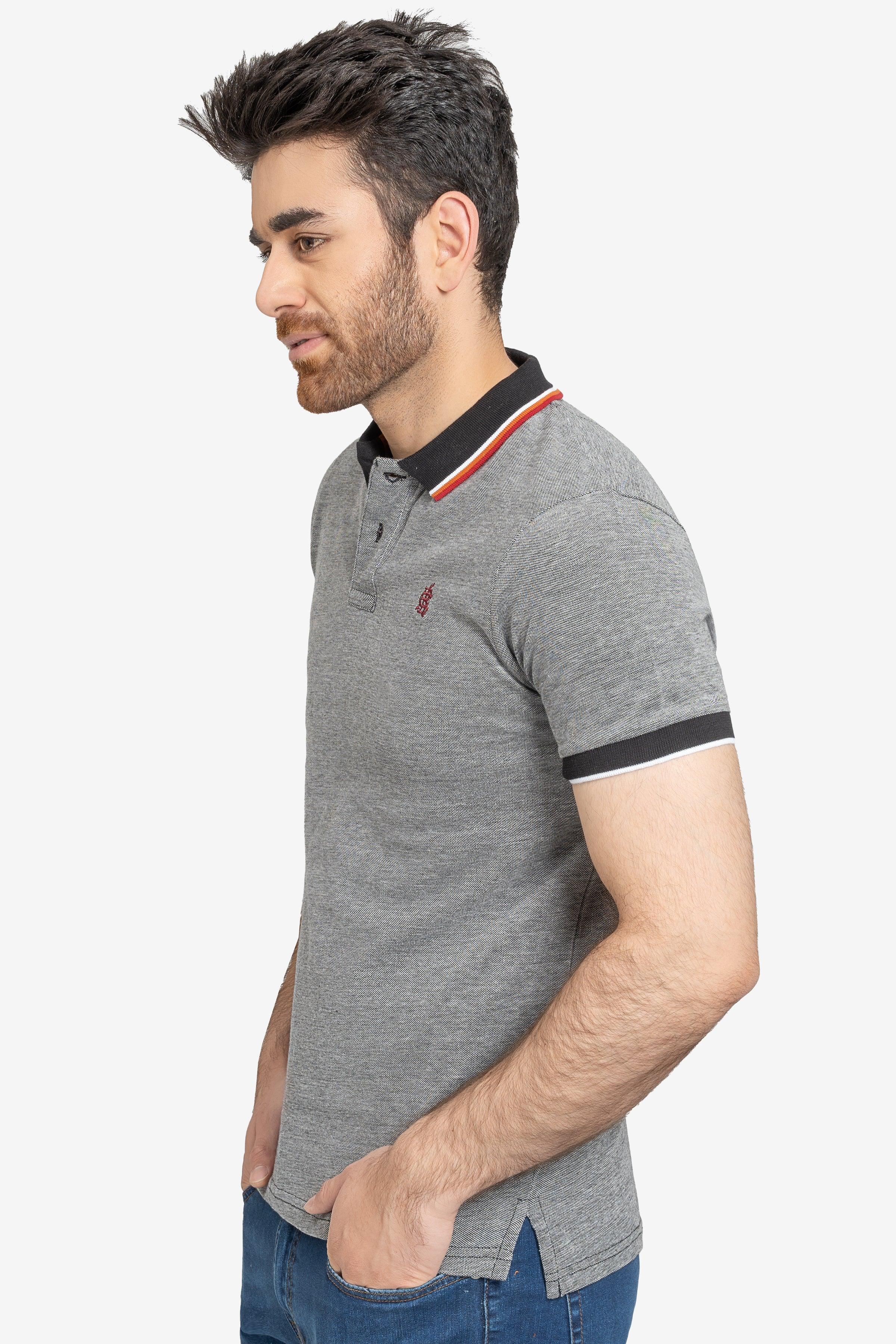 CLASSIC BLACK POLO at Charcoal Clothing