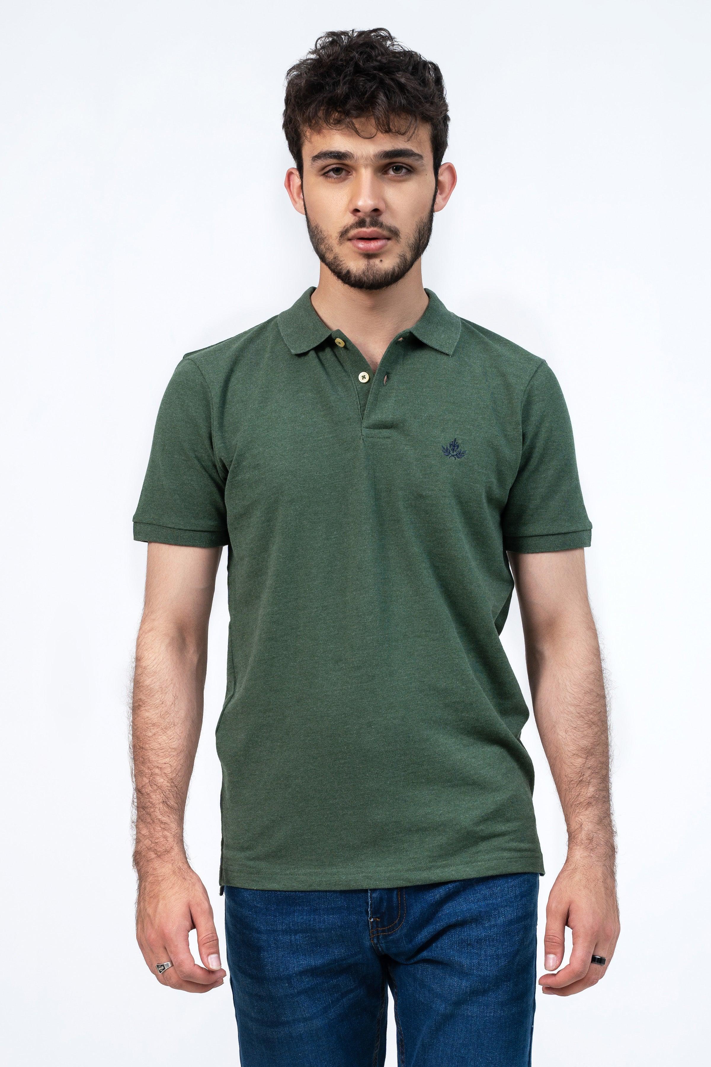 CLASSIC GREEN POLO at Charcoal Clothing