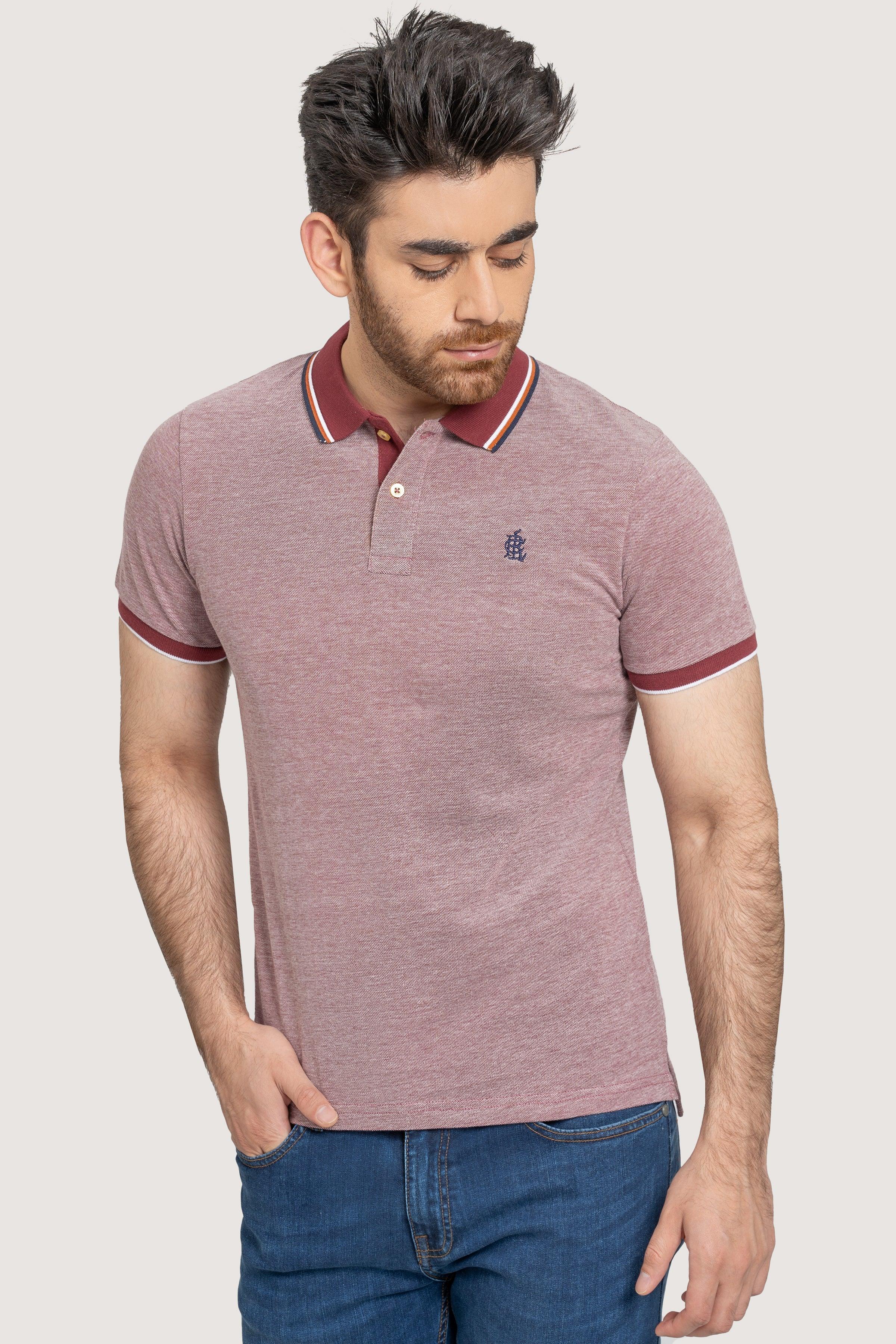 CLASSIC MAROON POLO at Charcoal Clothing