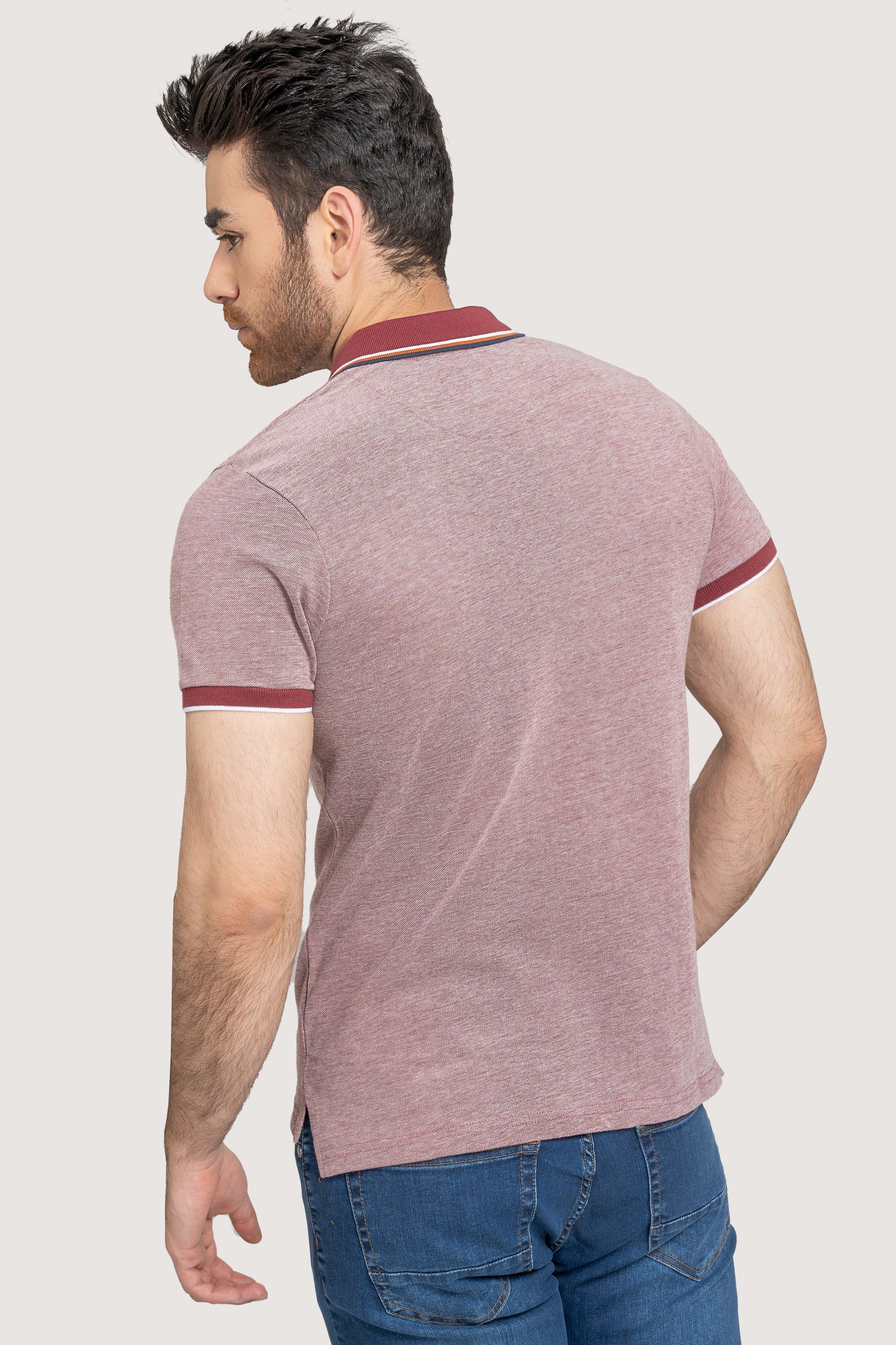 CLASSIC MAROON POLO at Charcoal Clothing