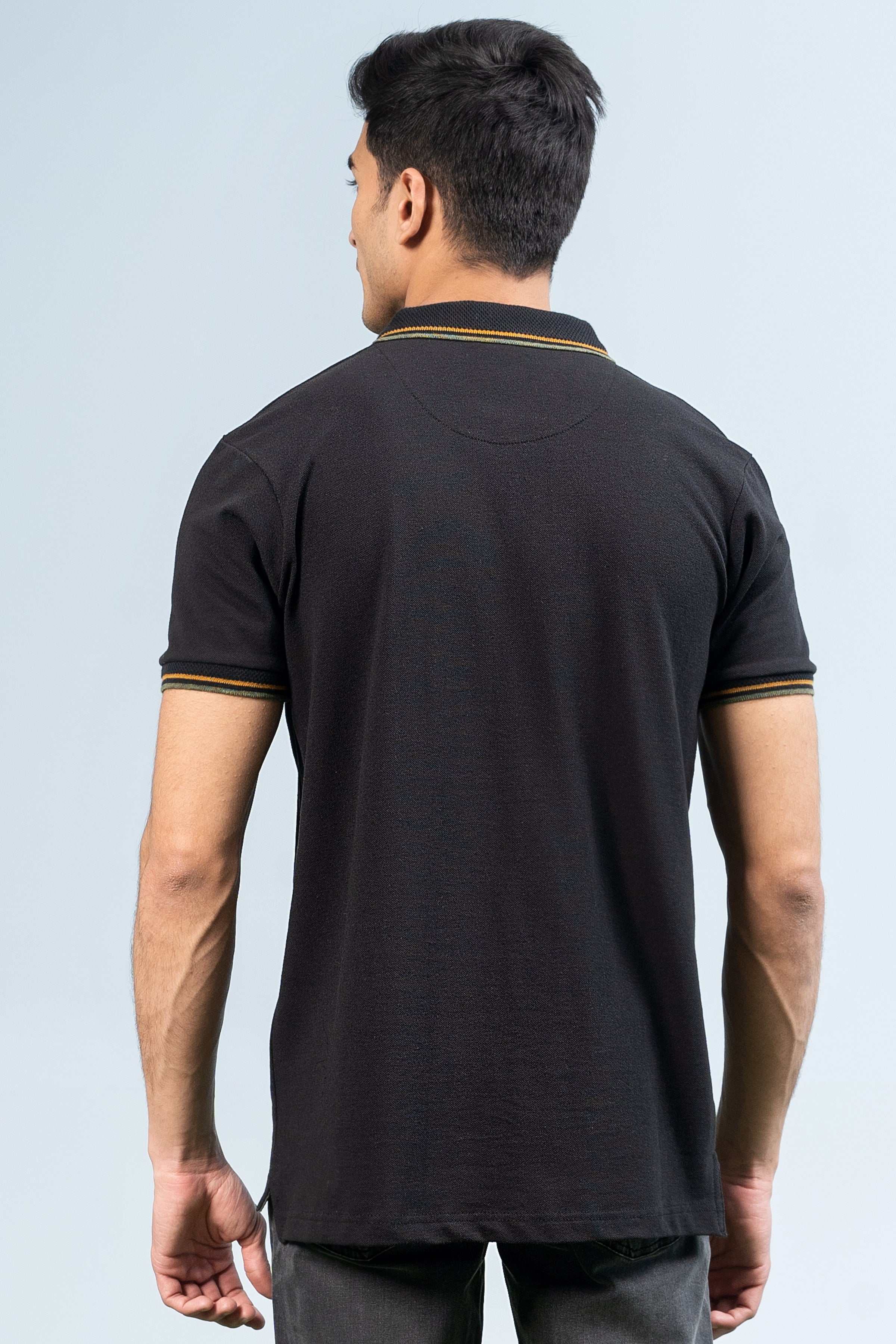 CLASSIC POLO BLACK at Charcoal Clothing