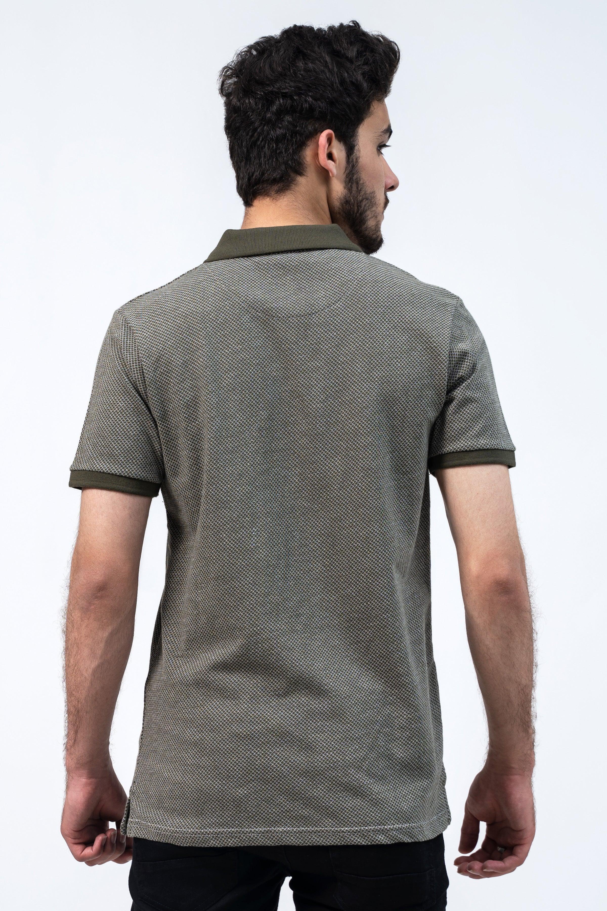 CLASSIC POLO OLIVE at Charcoal Clothing