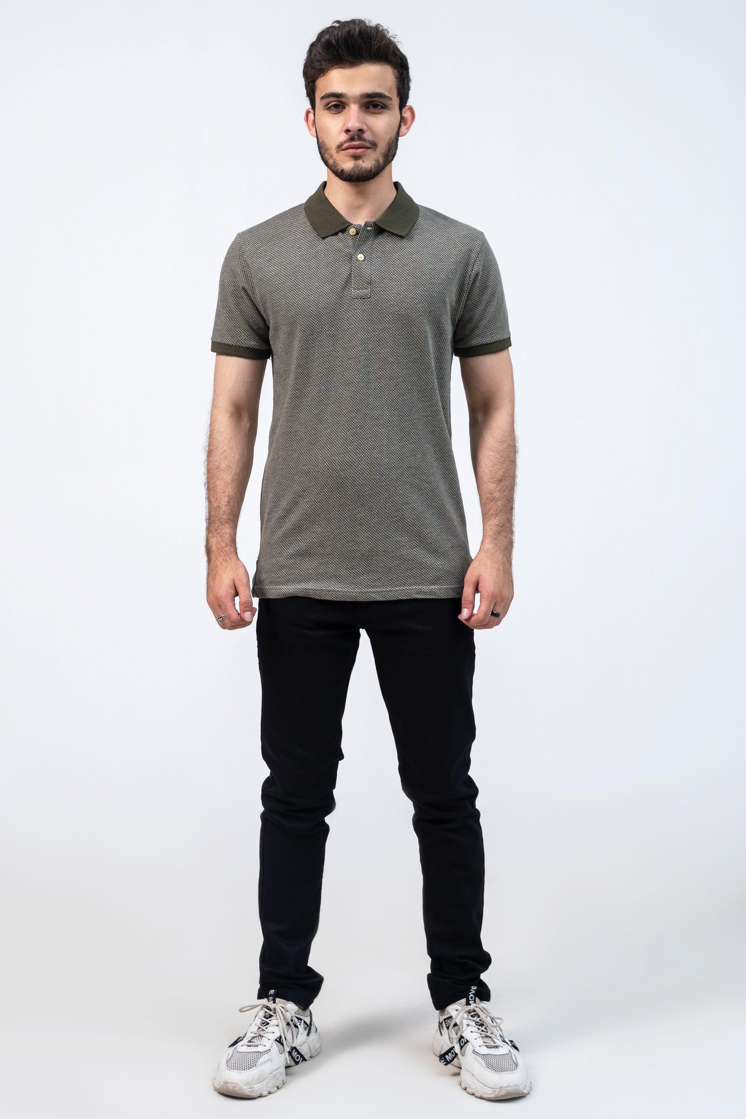CLASSIC POLO OLIVE at Charcoal Clothing