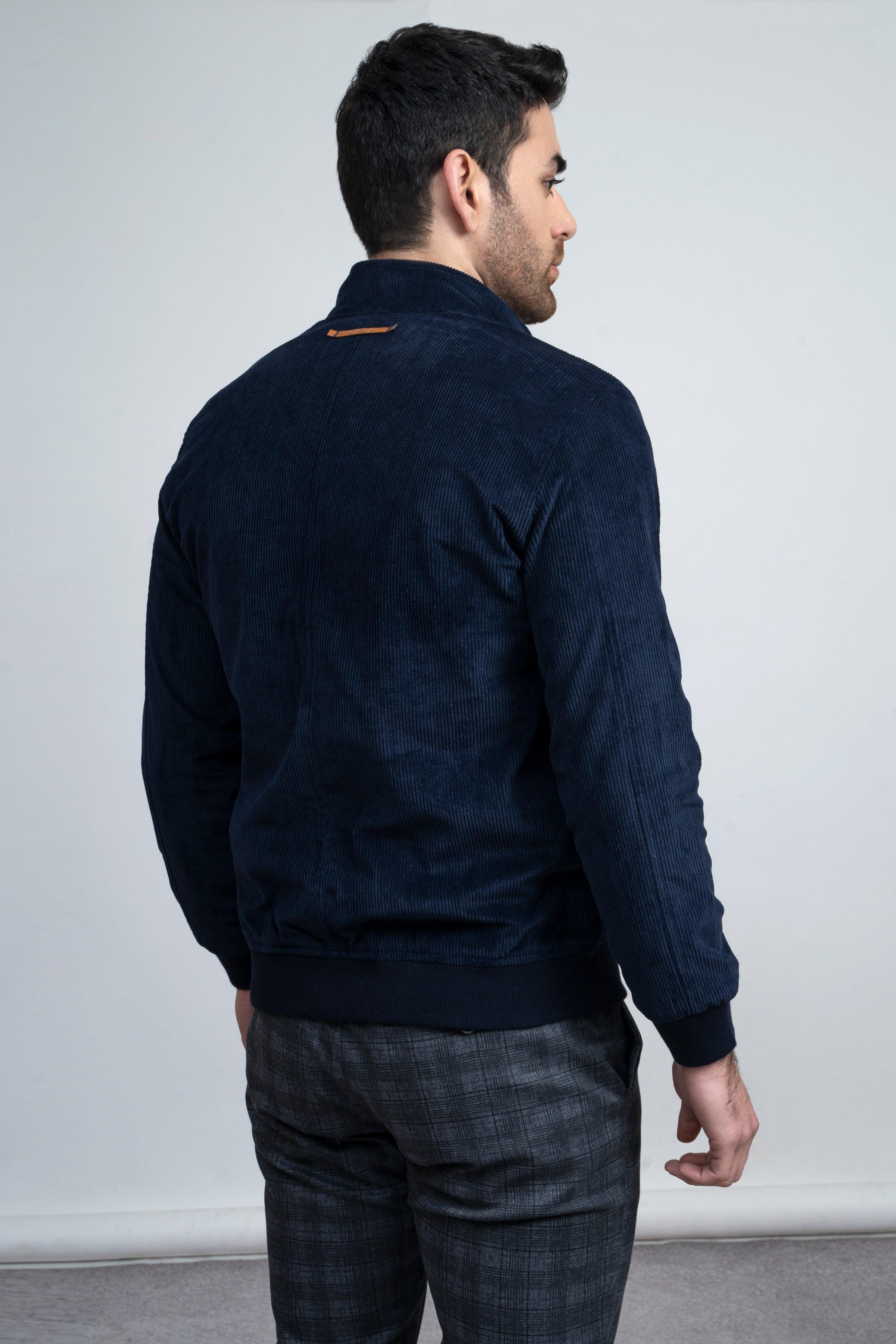 CORDUROY JACKET F/S NAVY at Charcoal Clothing