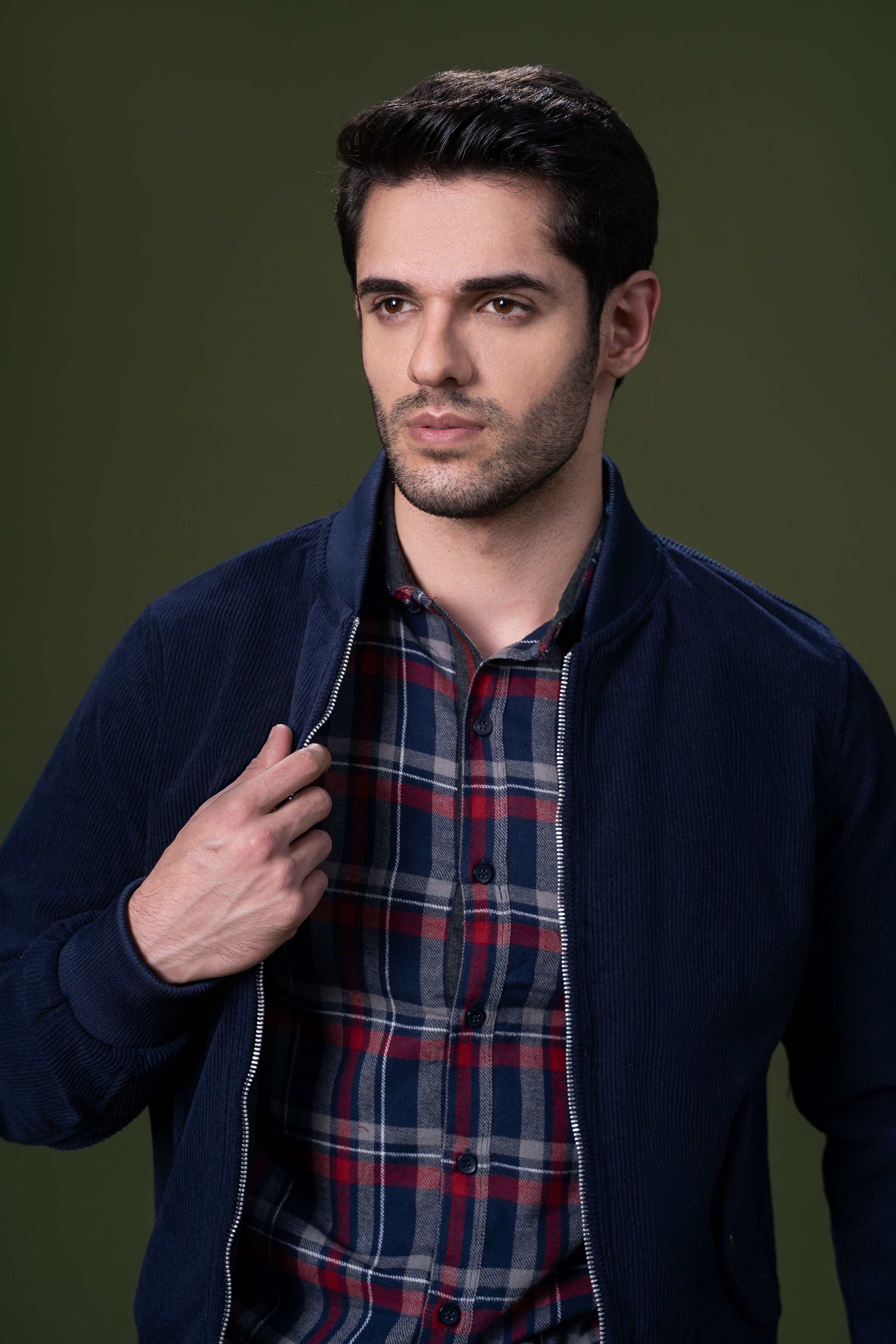 CORDUROY JACKET NAVY – Charcoal Clothing