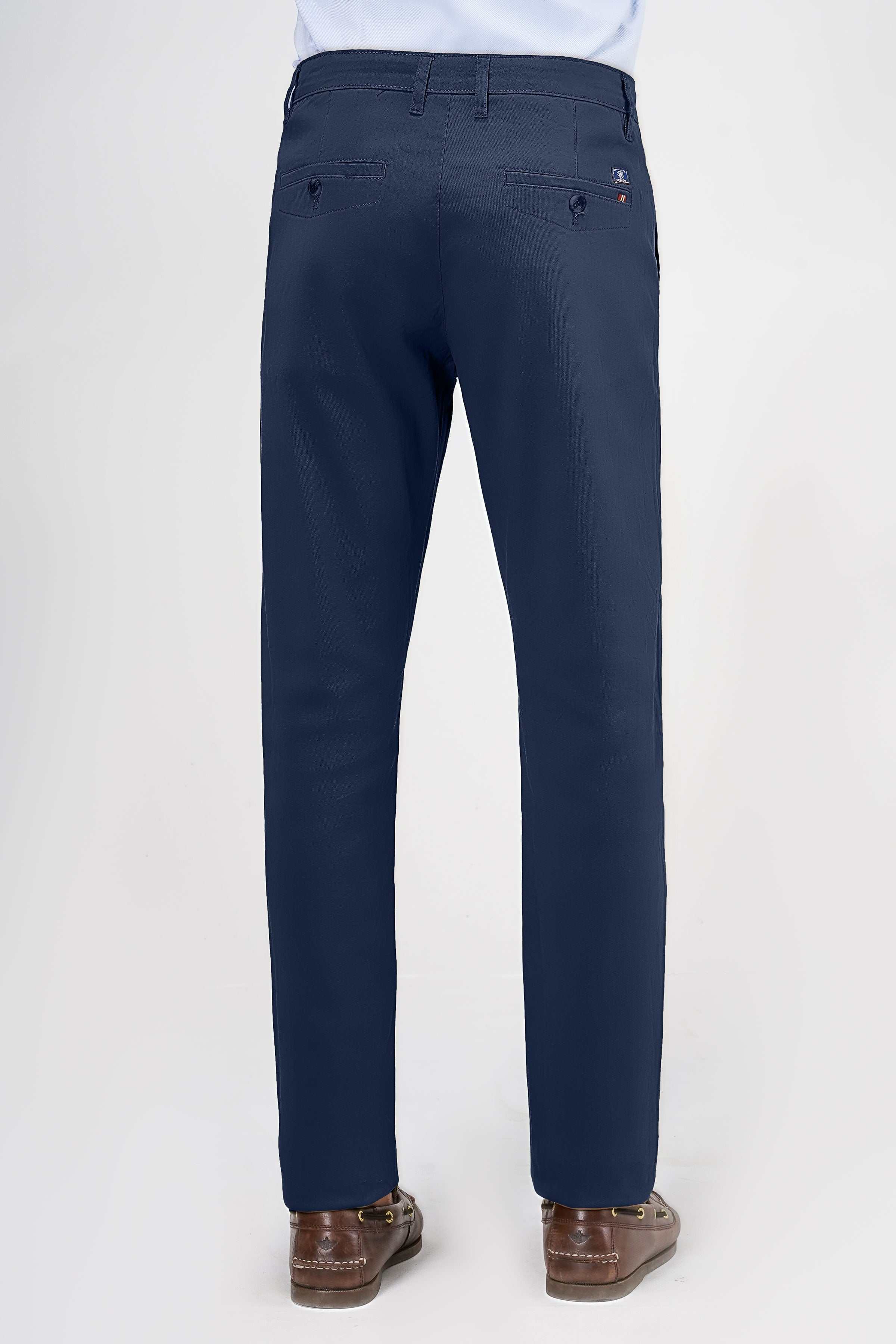 CROSS POCKET CASUAL PANT NAVY at Charcoal Clothing