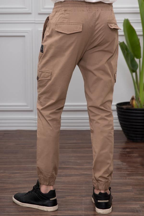 Cargo Trouser Slim Fit  Khaki at Charcoal Clothing