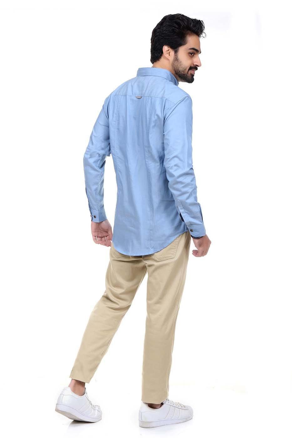 Casual Shirt Blue at Charcoal Clothing