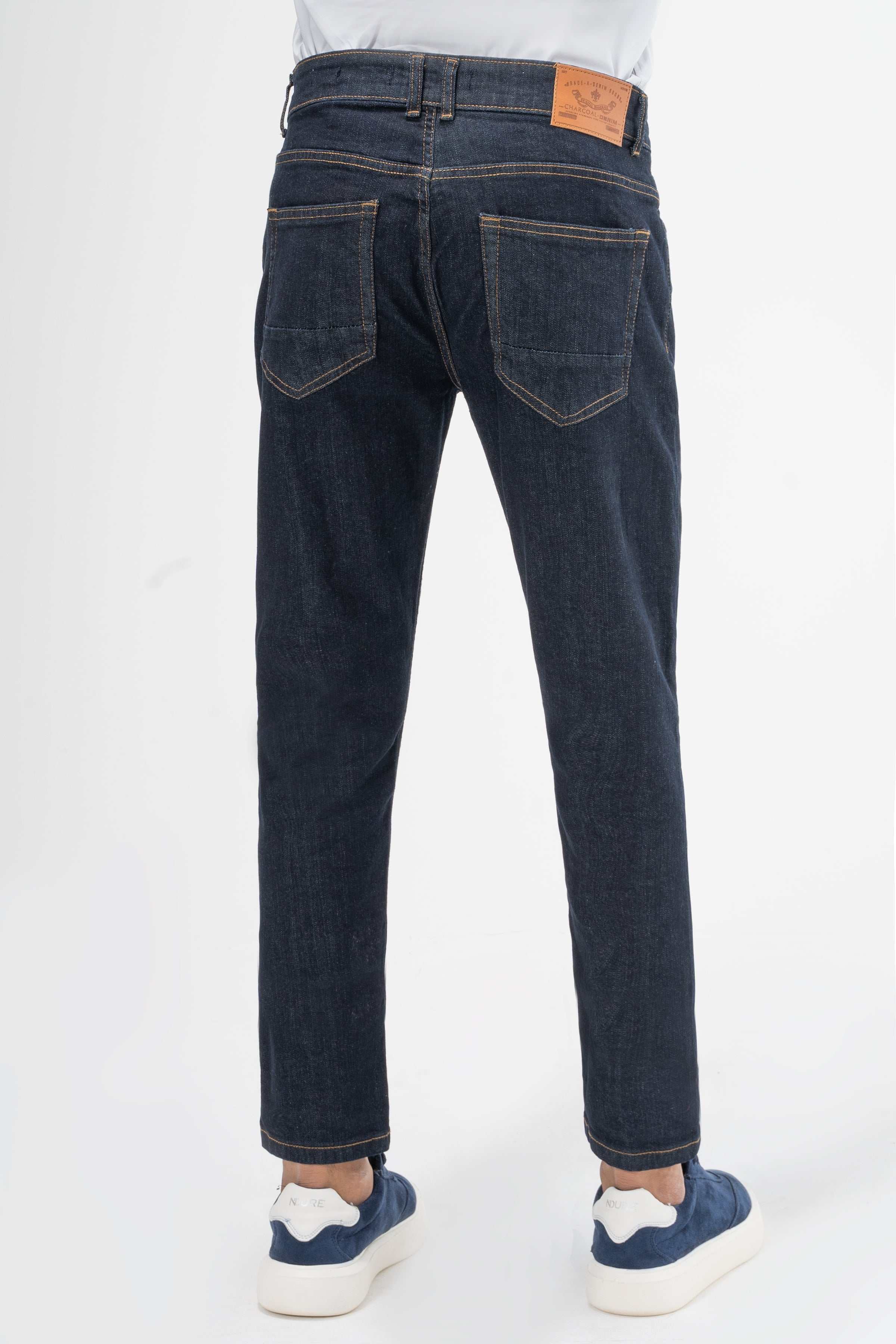 DENIM JEAN SLIM FIT NAVY BLUE at Charcoal Clothing