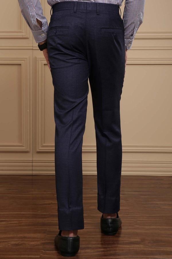 DRESS PANT SLIM FIT NAVY BLUE at Charcoal Clothing