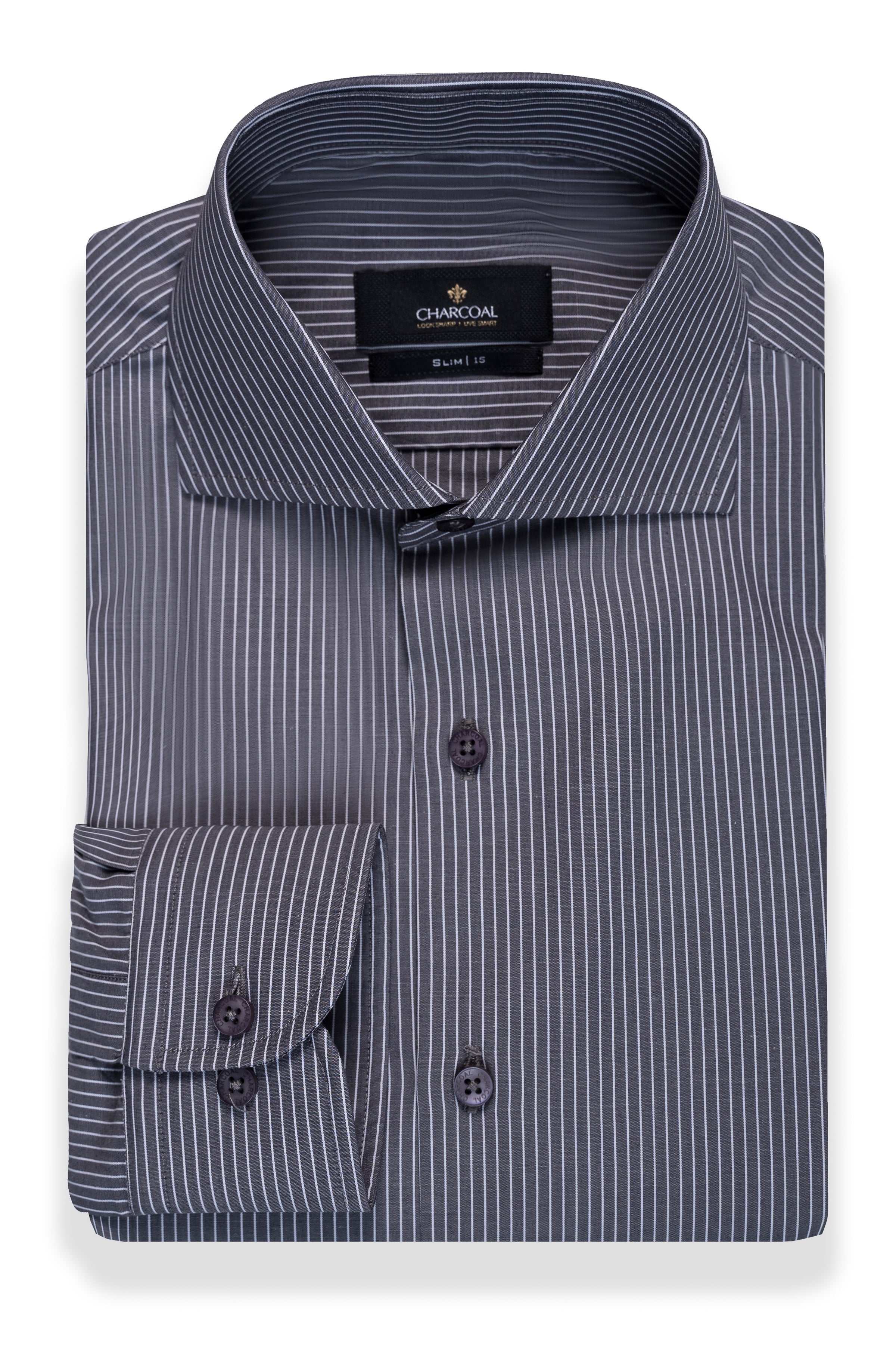 Dark grey dress outlet shirt