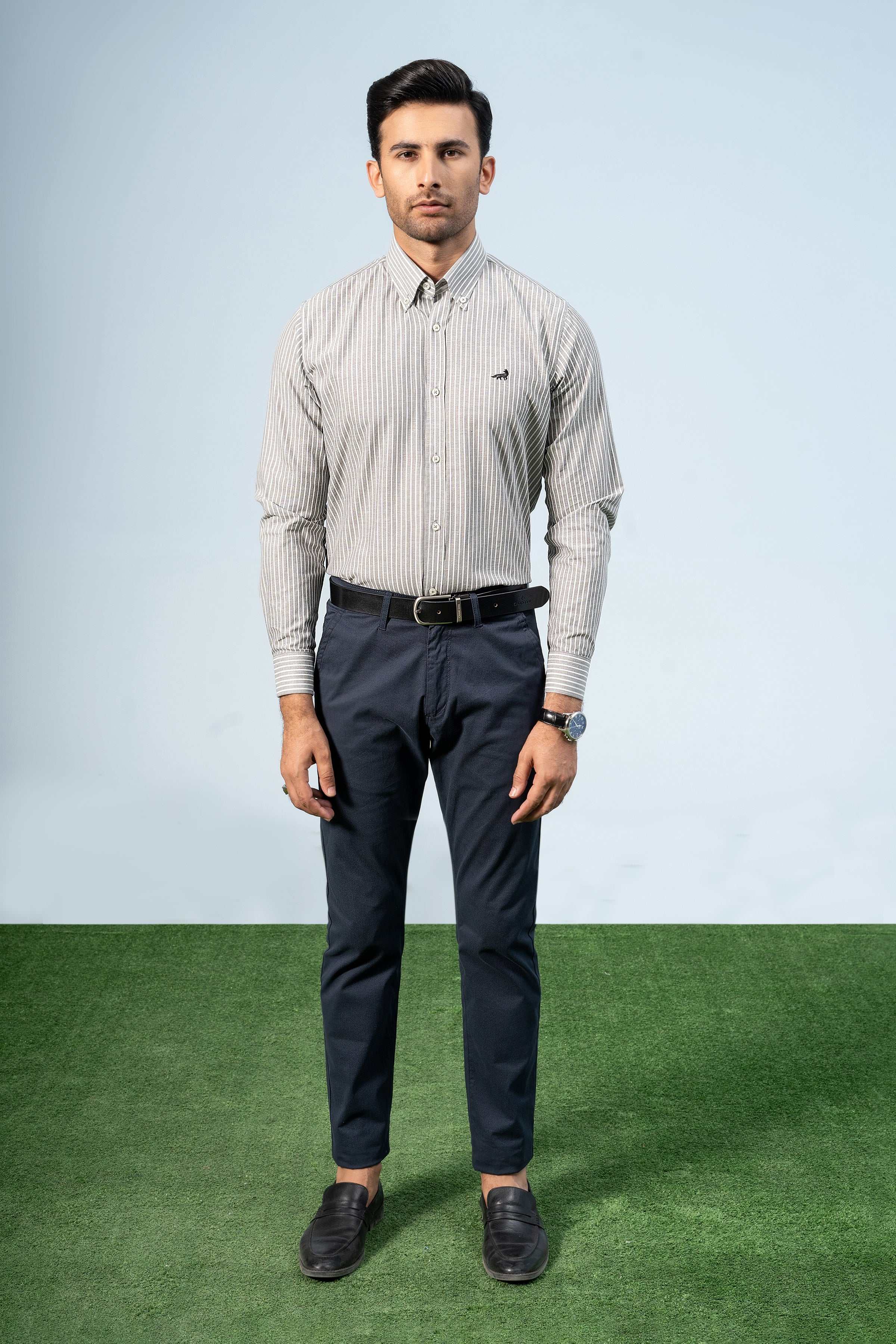 No-Brainer Shirt and Pants Combinations - Rath & Co. | Blue shirt black  pants, Black pants men, Mens shirt and tie