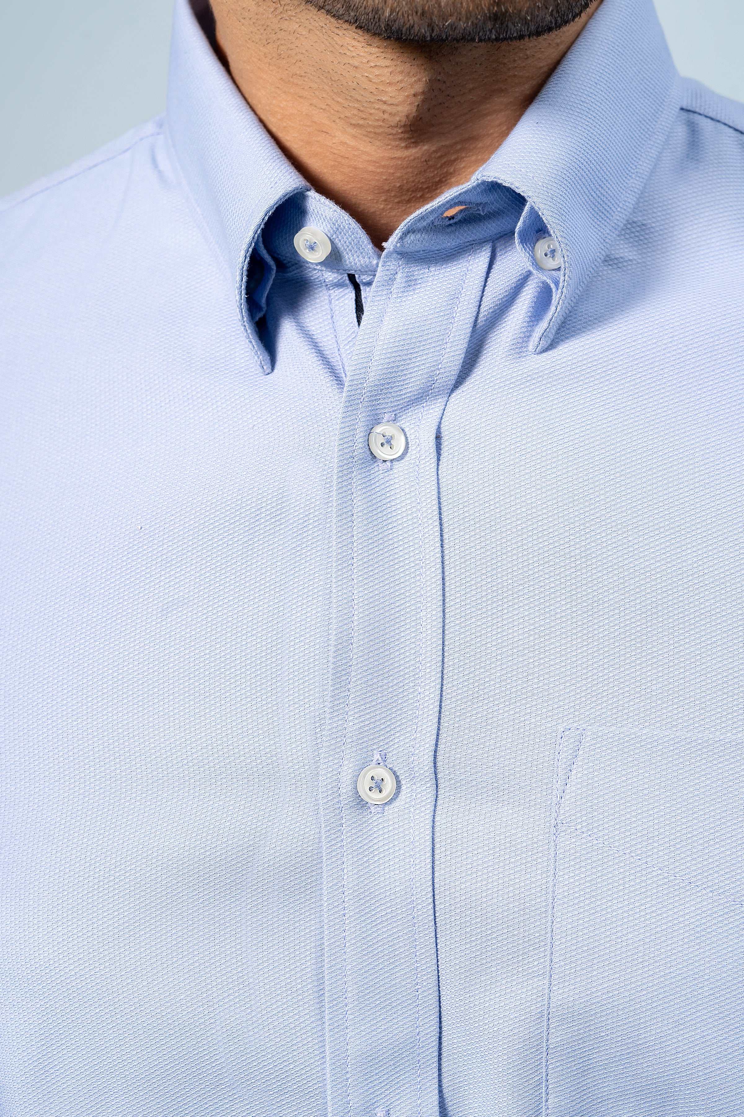 SMART SHIRT BLUE - Charcoal Clothing