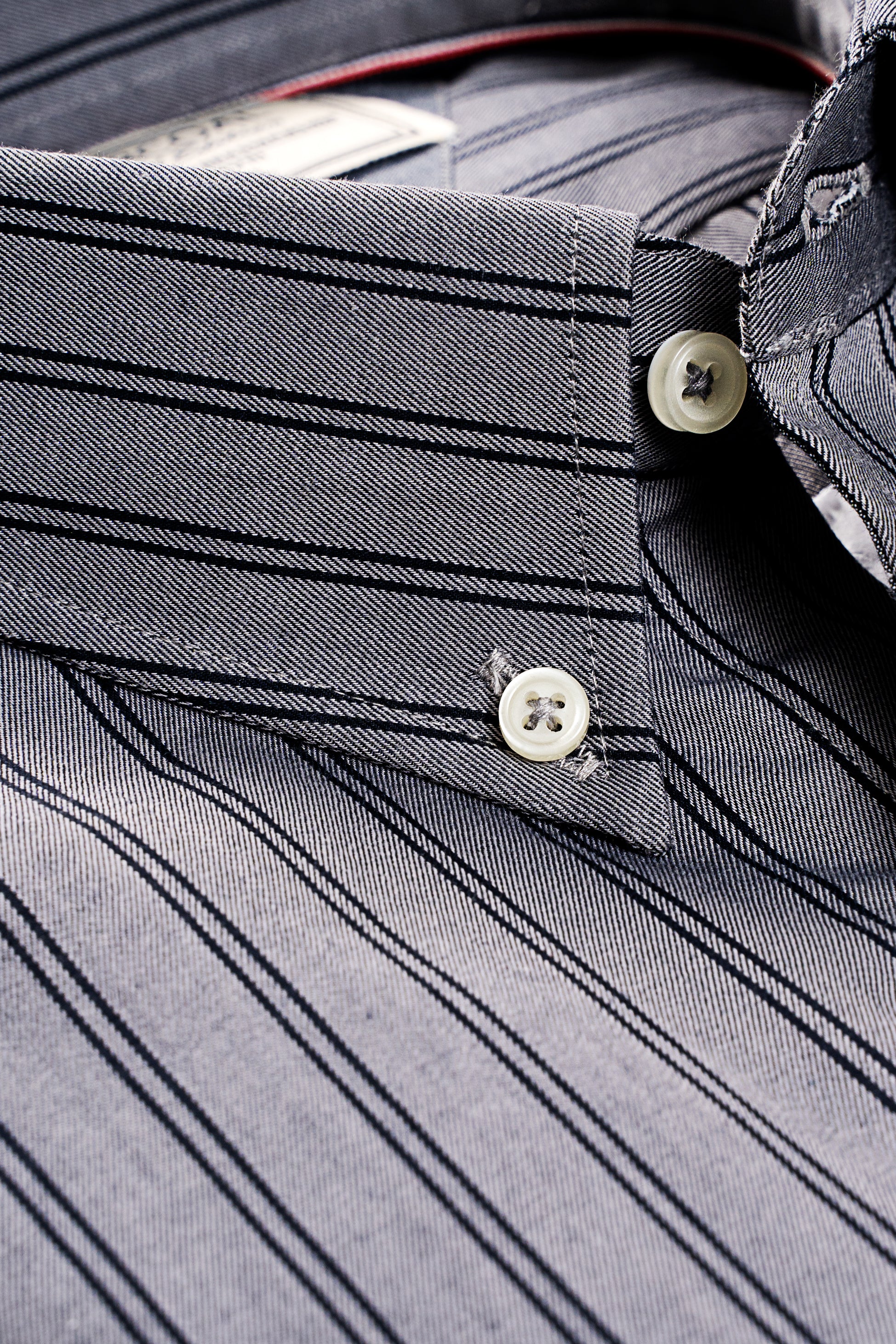 LIMITED EDITION SHIRTS GREY STRIPES - Charcoal Clothing