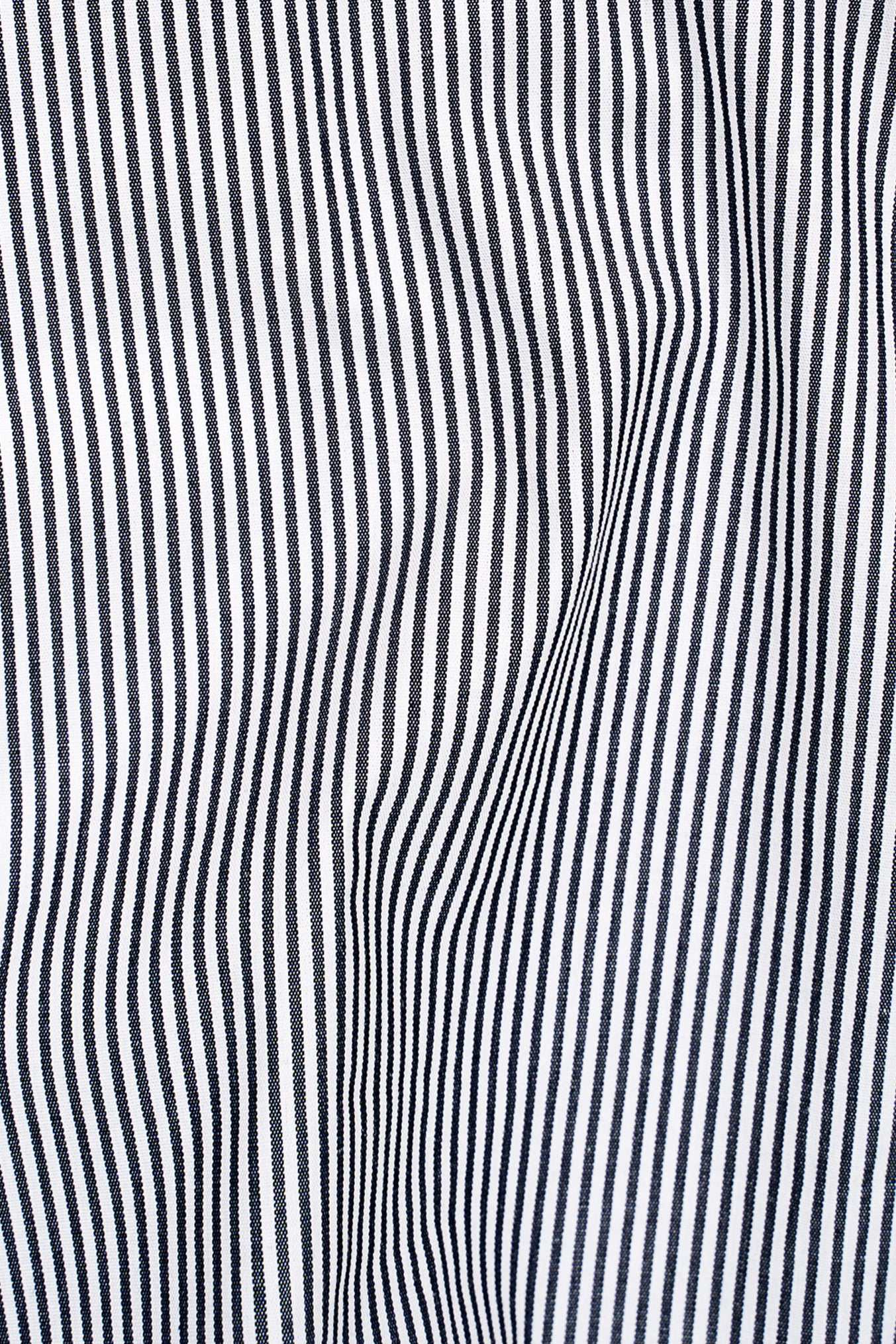 LIMITED EDITION SHIRTS NAVY WHITE STRIPES - Charcoal Clothing