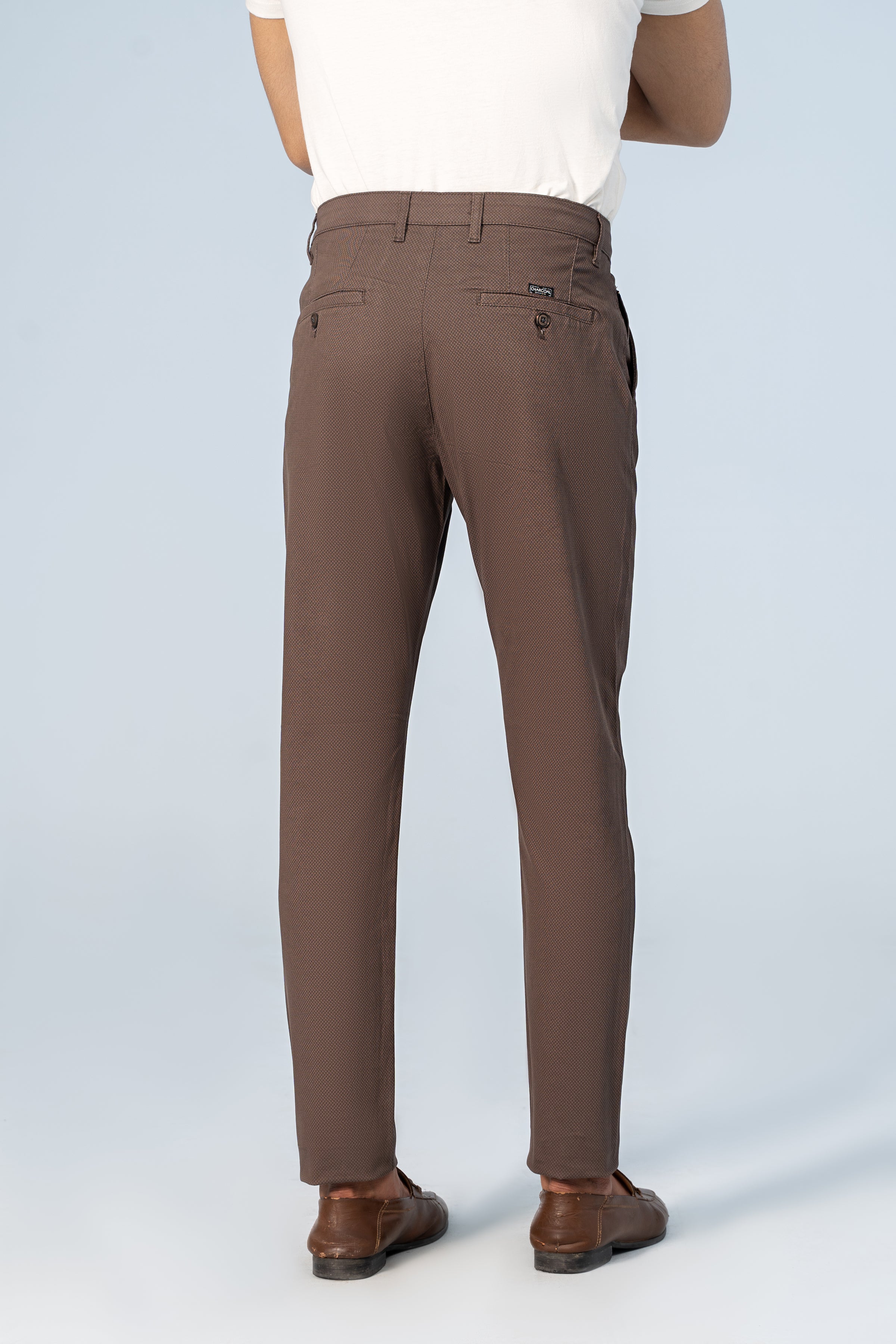 CASUAL PANT CROSS POCKET BROWN - Charcoal Clothing