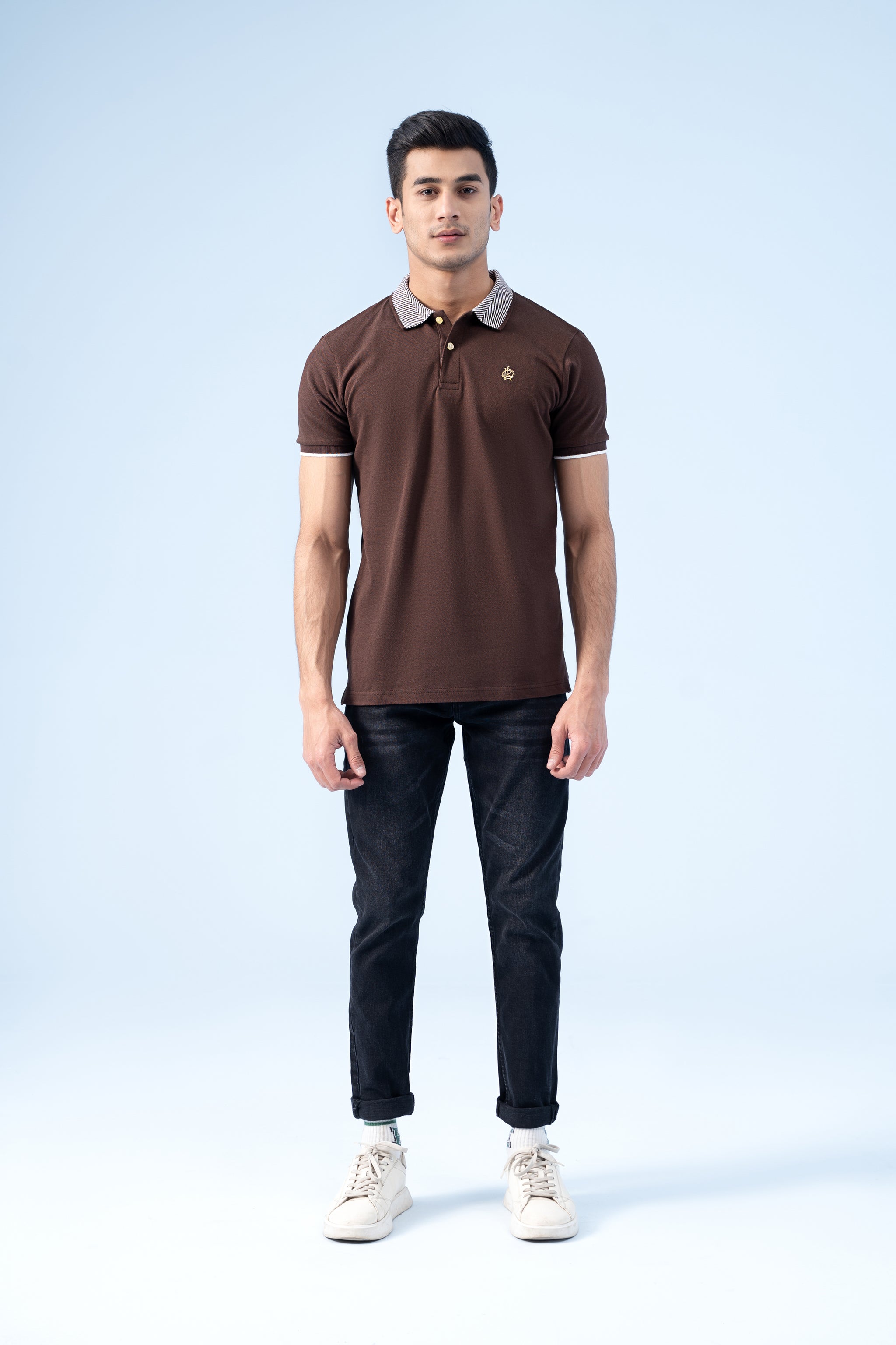 SIGNATURE POLO BROWN