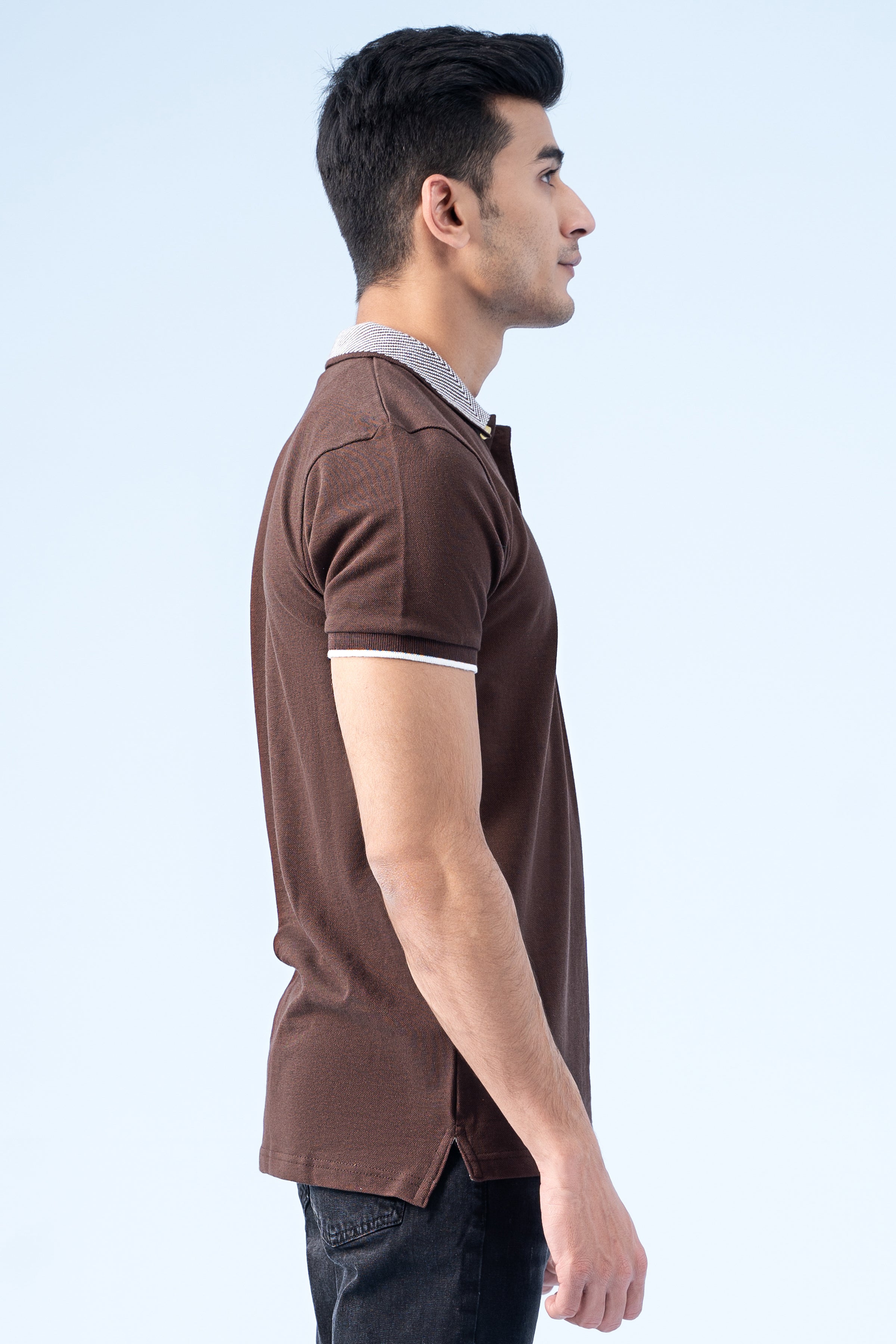 SIGNATURE POLO BROWN - Charcoal Clothing