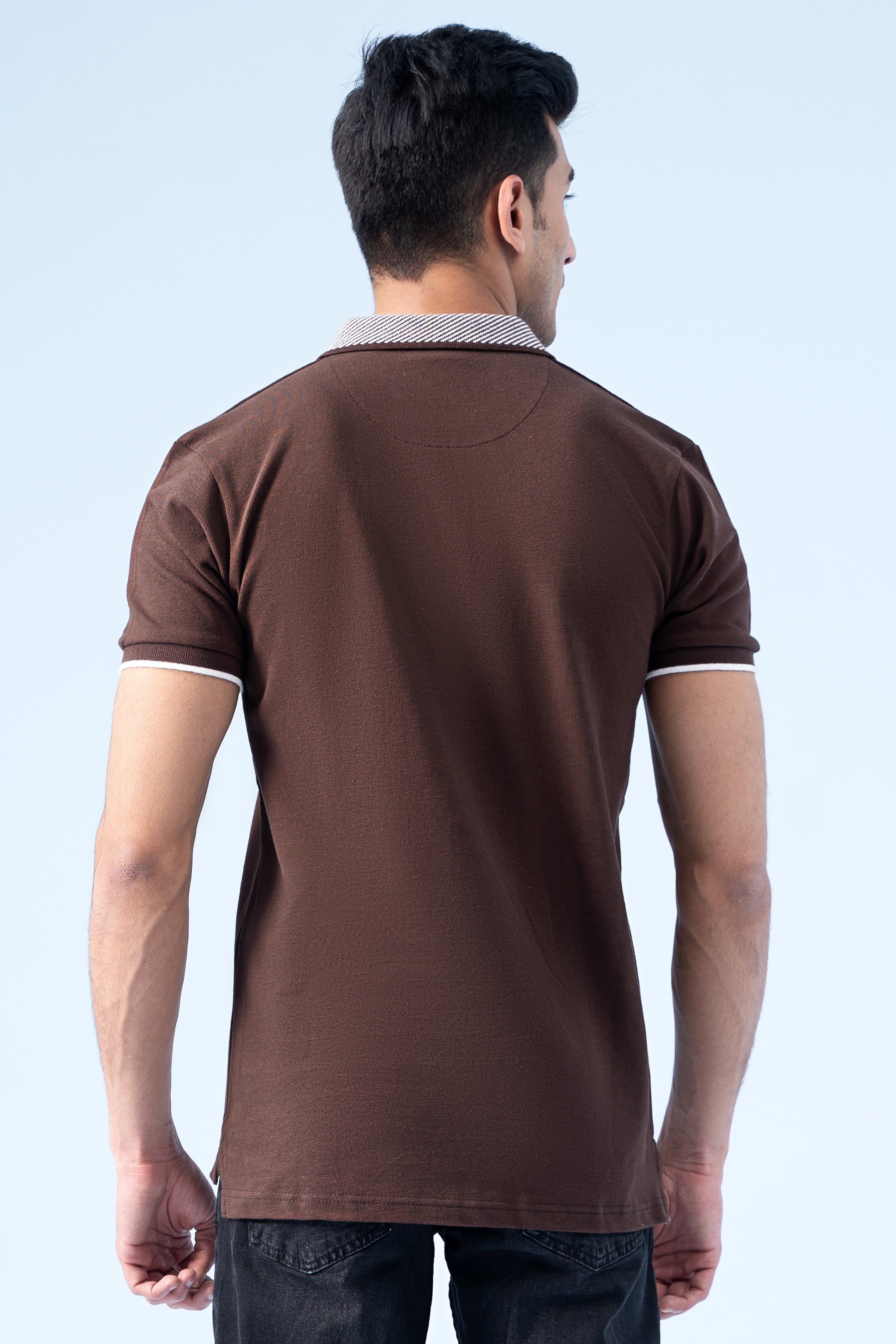 SIGNATURE POLO BROWN - Charcoal Clothing