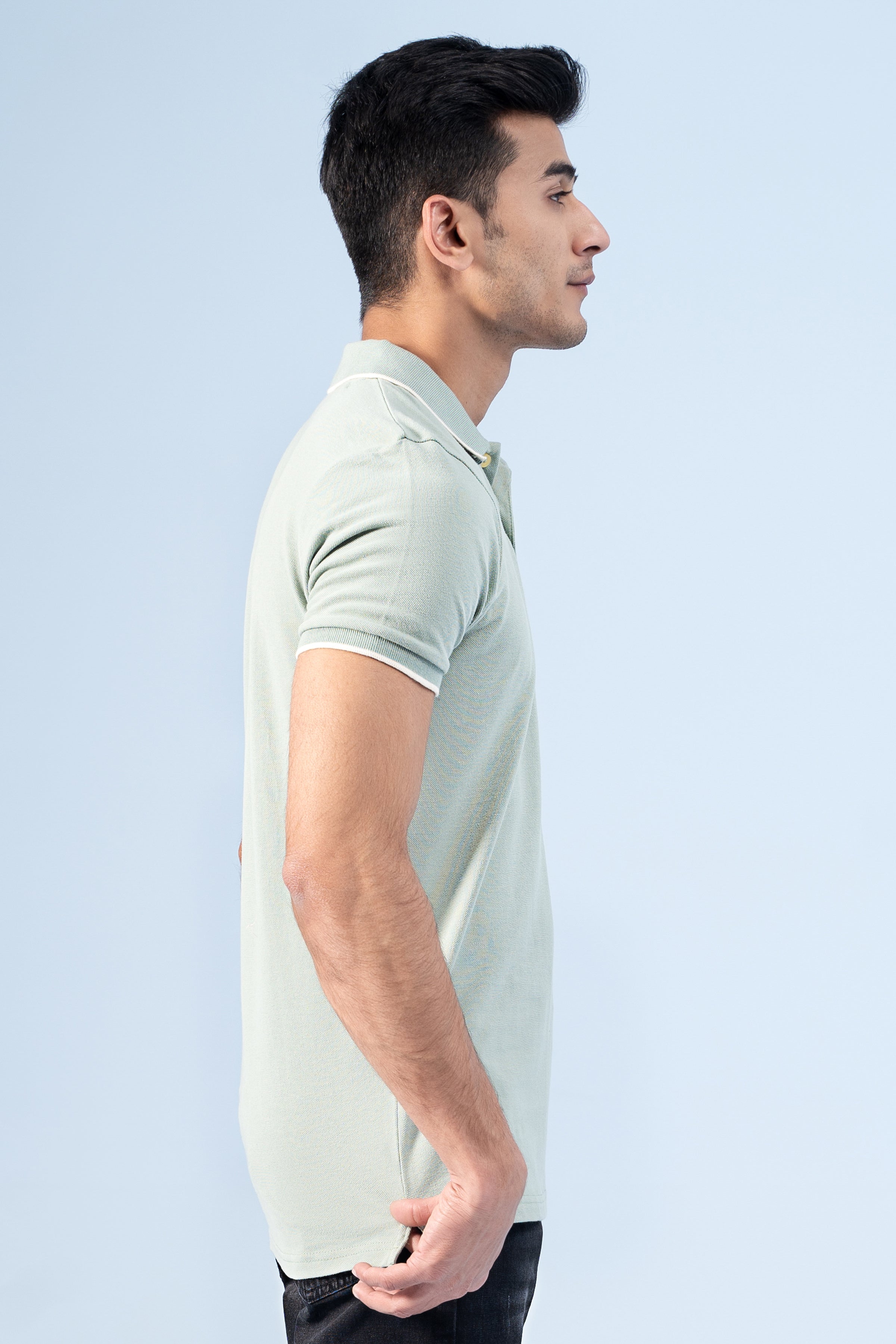 CLASSIC POLO LIGHT GREEN - Charcoal Clothing