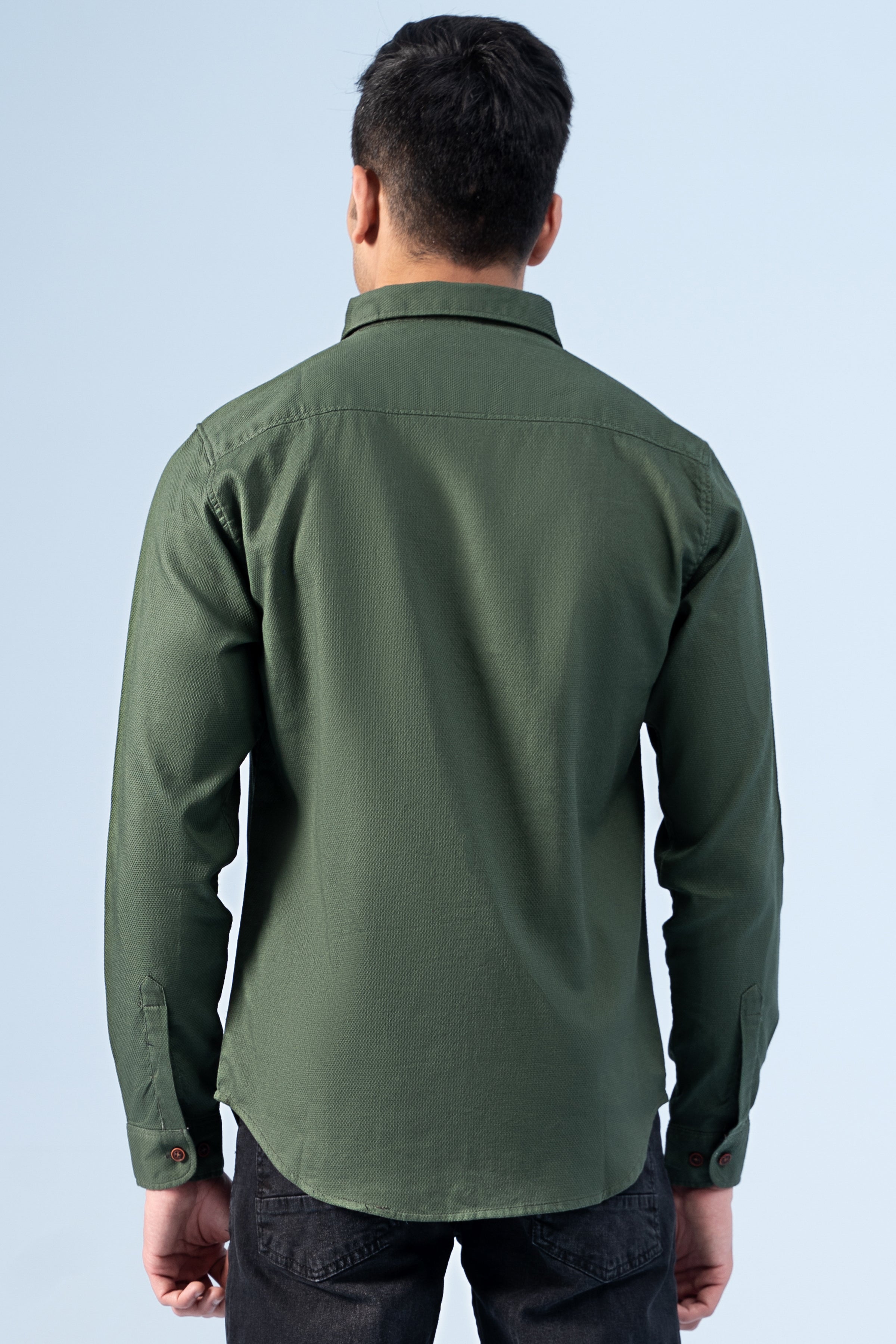 CASUAL SHIRT GREEN - Charcoal Clothing